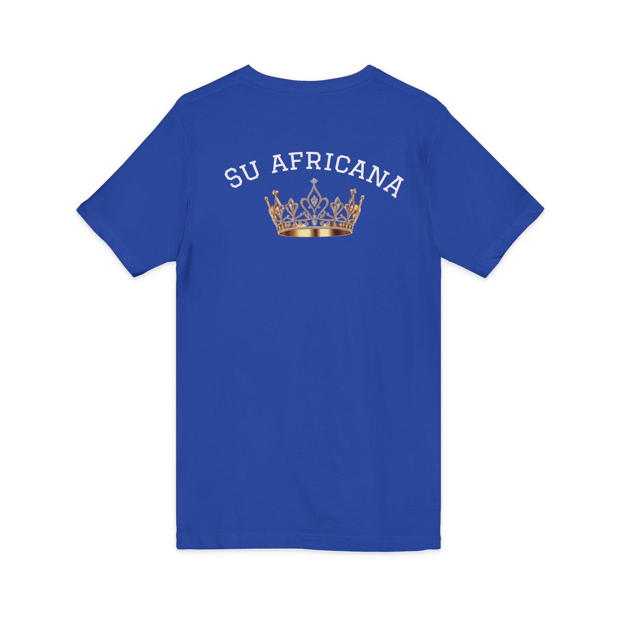 crowned v neck tee: su africano, unisex fashion tee, casual wear, birthday gift, african culture shirt, everyday essential