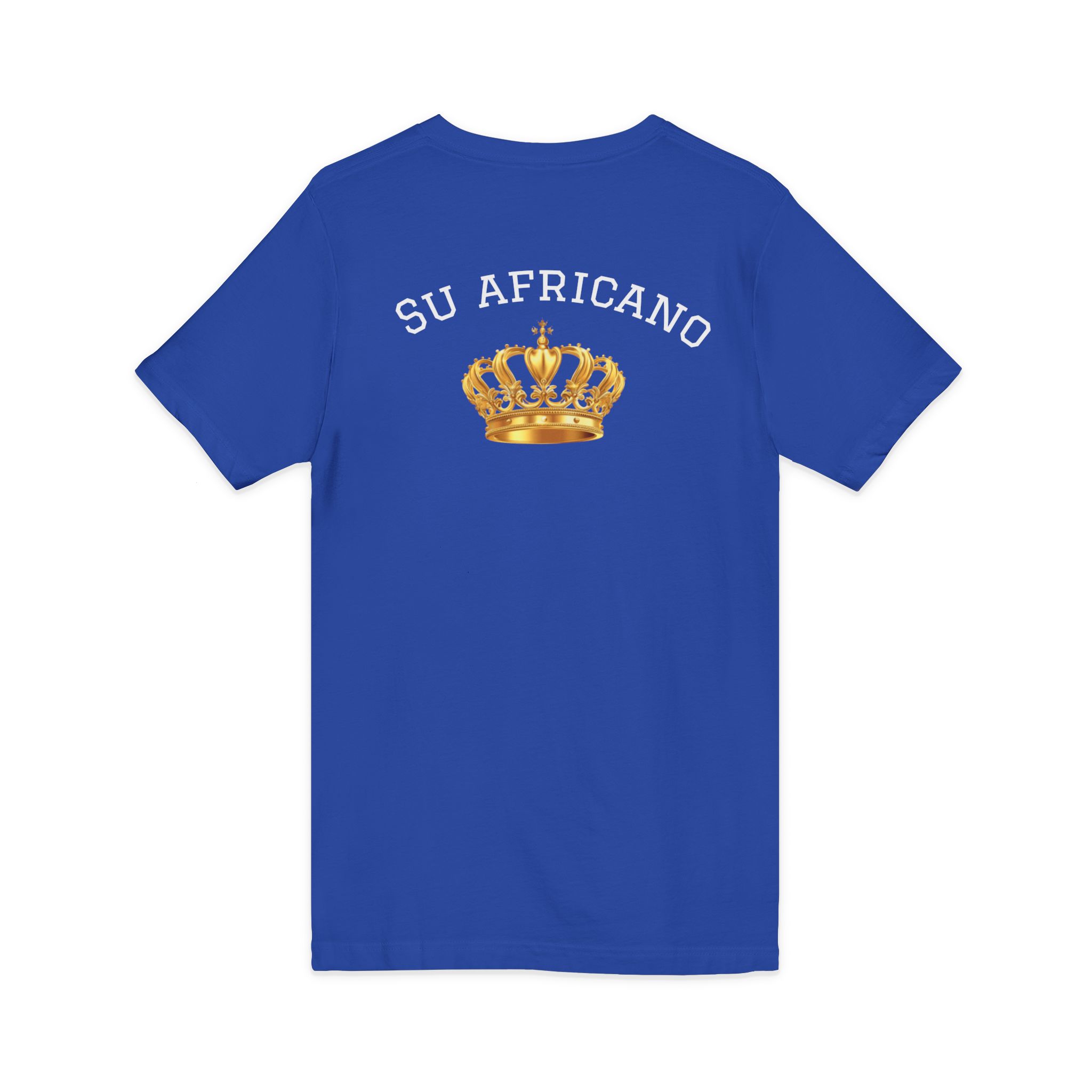 crowned v neck tee: su africano, unisex fashion tee, casual wear, birthday gift, african culture shirt, everyday essential