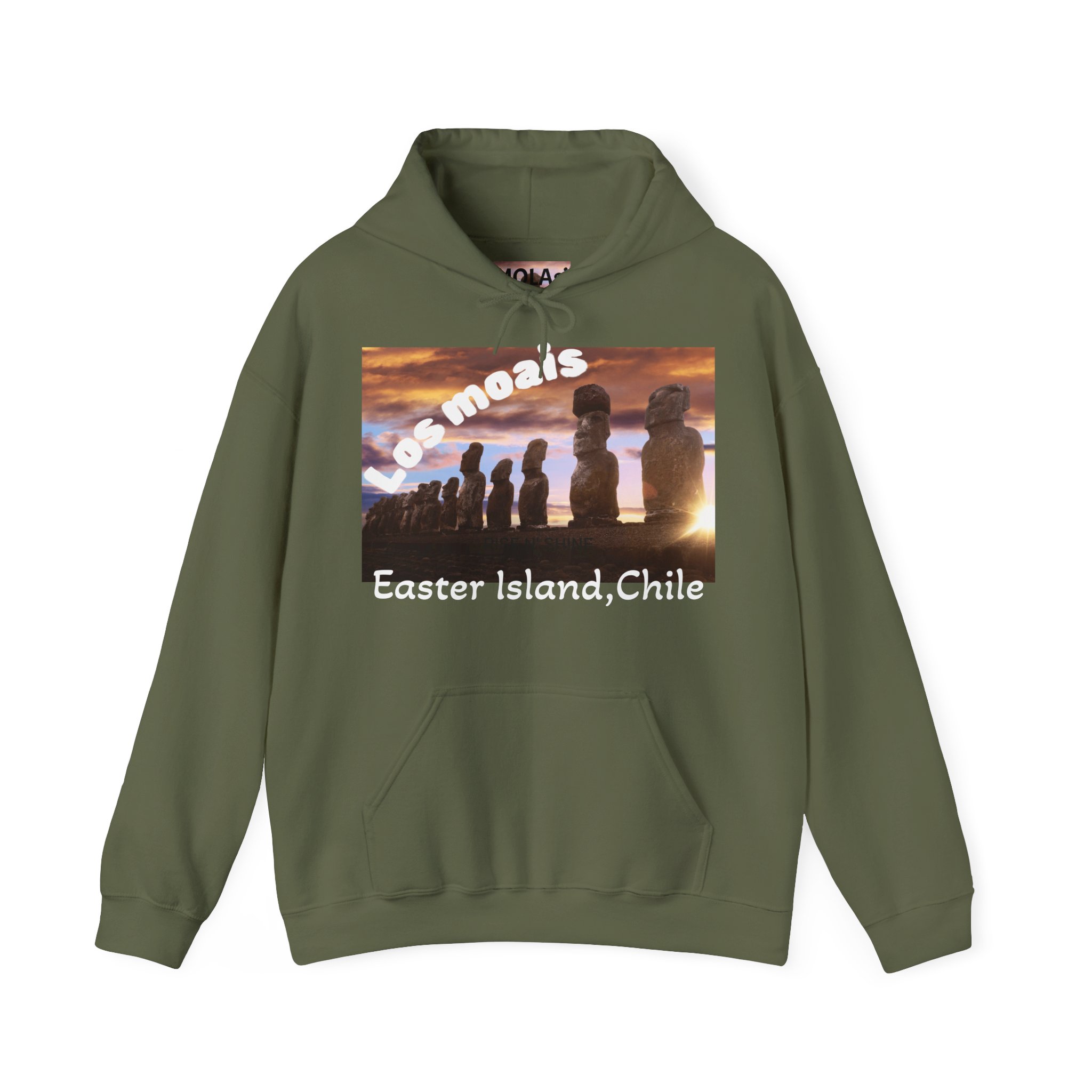 easter island moai sweatshirt | unisex hooded sweatshirt | travel gift | adventure ready | unique souvenir | island vibes