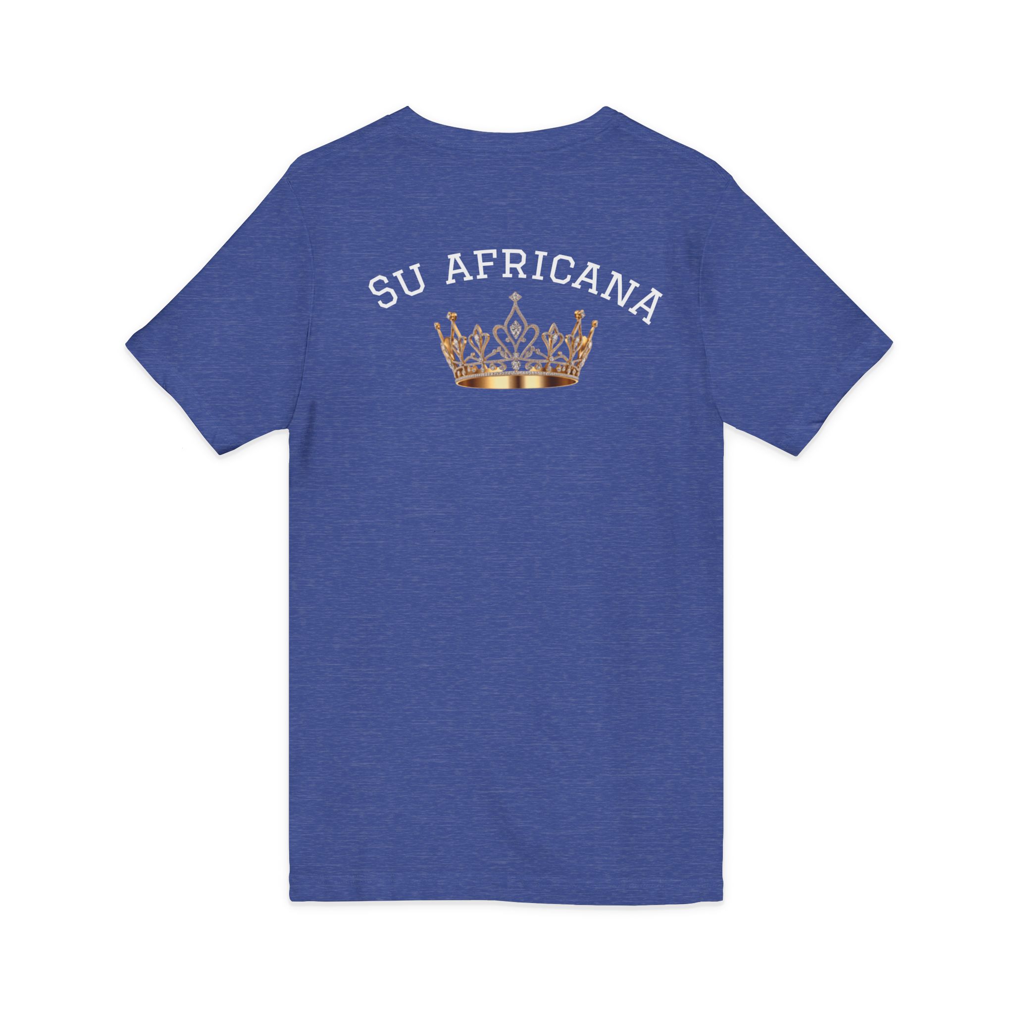crowned v neck tee: su africano, unisex fashion tee, casual wear, birthday gift, african culture shirt, everyday essential