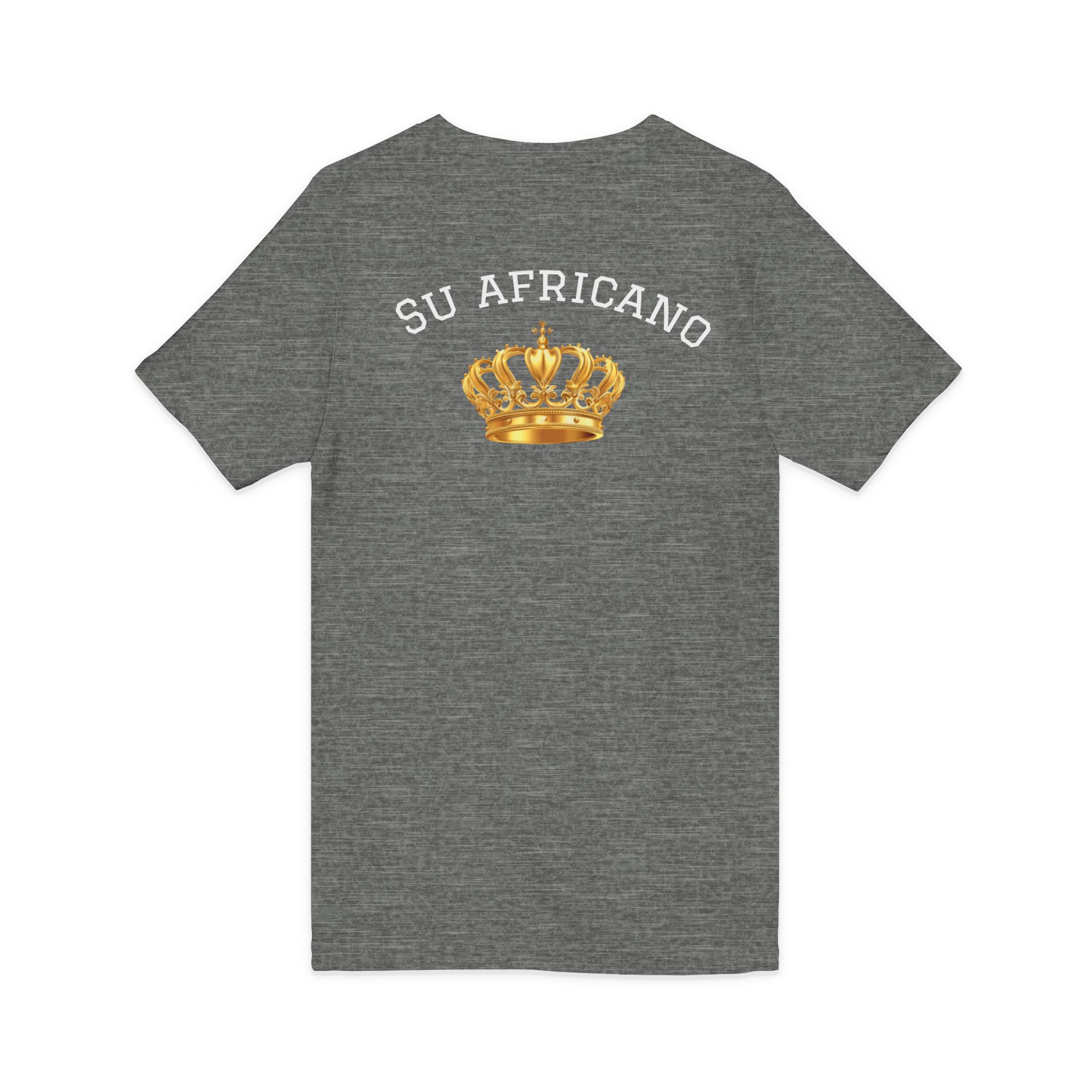 crowned v neck tee: su africano, unisex fashion tee, casual wear, birthday gift, african culture shirt, everyday essential