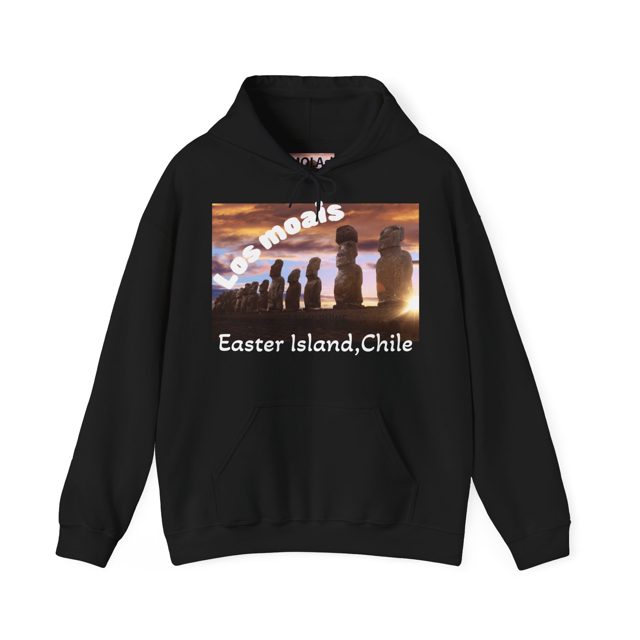easter island moai sweatshirt | unisex hooded sweatshirt | travel gift | adventure ready | unique souvenir | island vibes