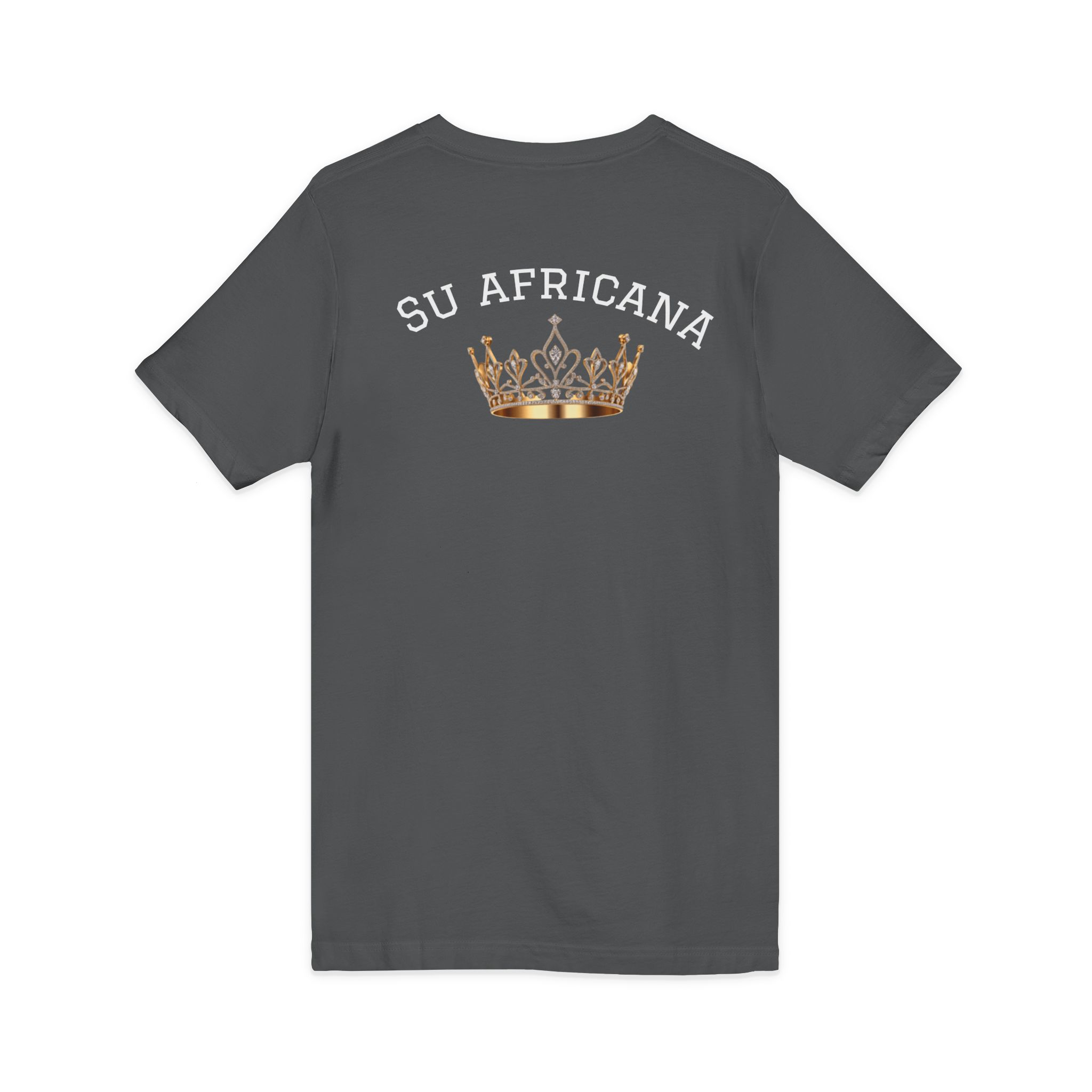 crowned v neck tee: su africano, unisex fashion tee, casual wear, birthday gift, african culture shirt, everyday essential