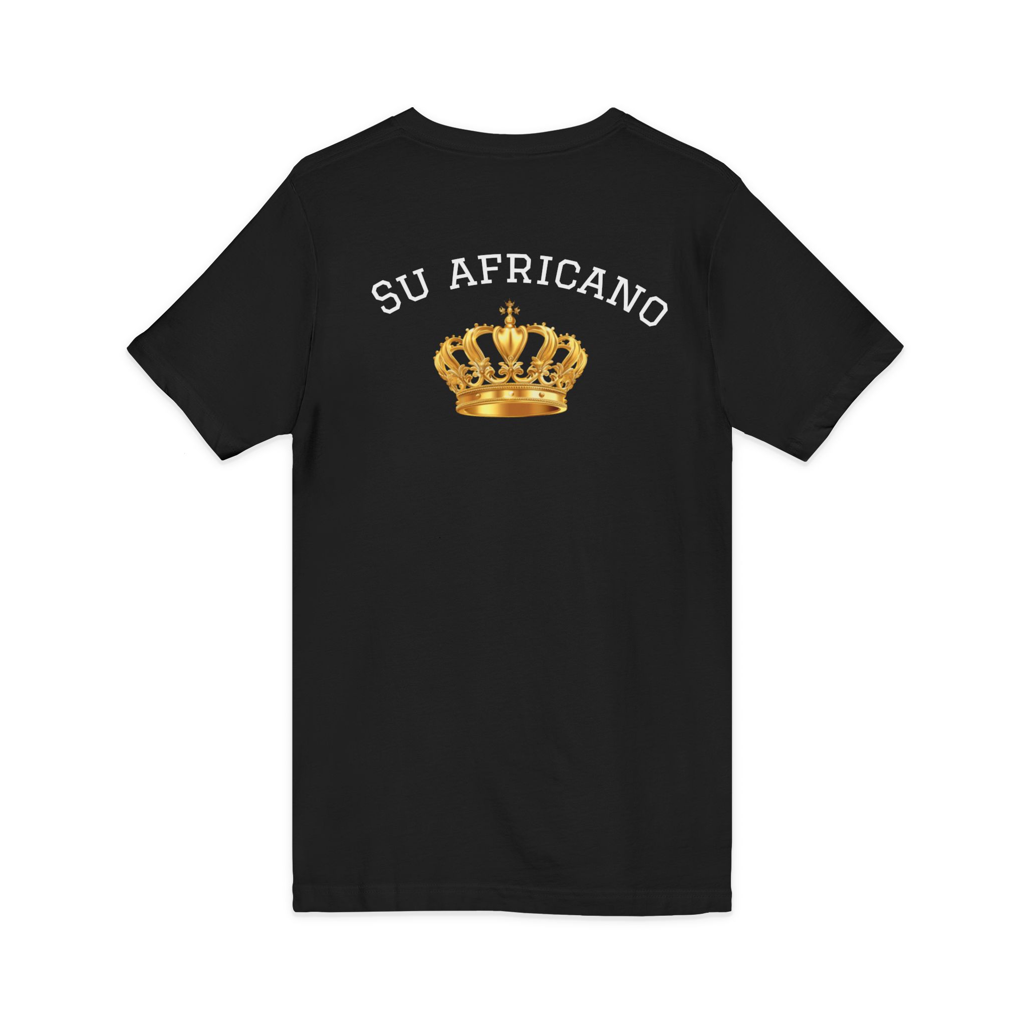 crowned v neck tee: su africano, unisex fashion tee, casual wear, birthday gift, african culture shirt, everyday essential