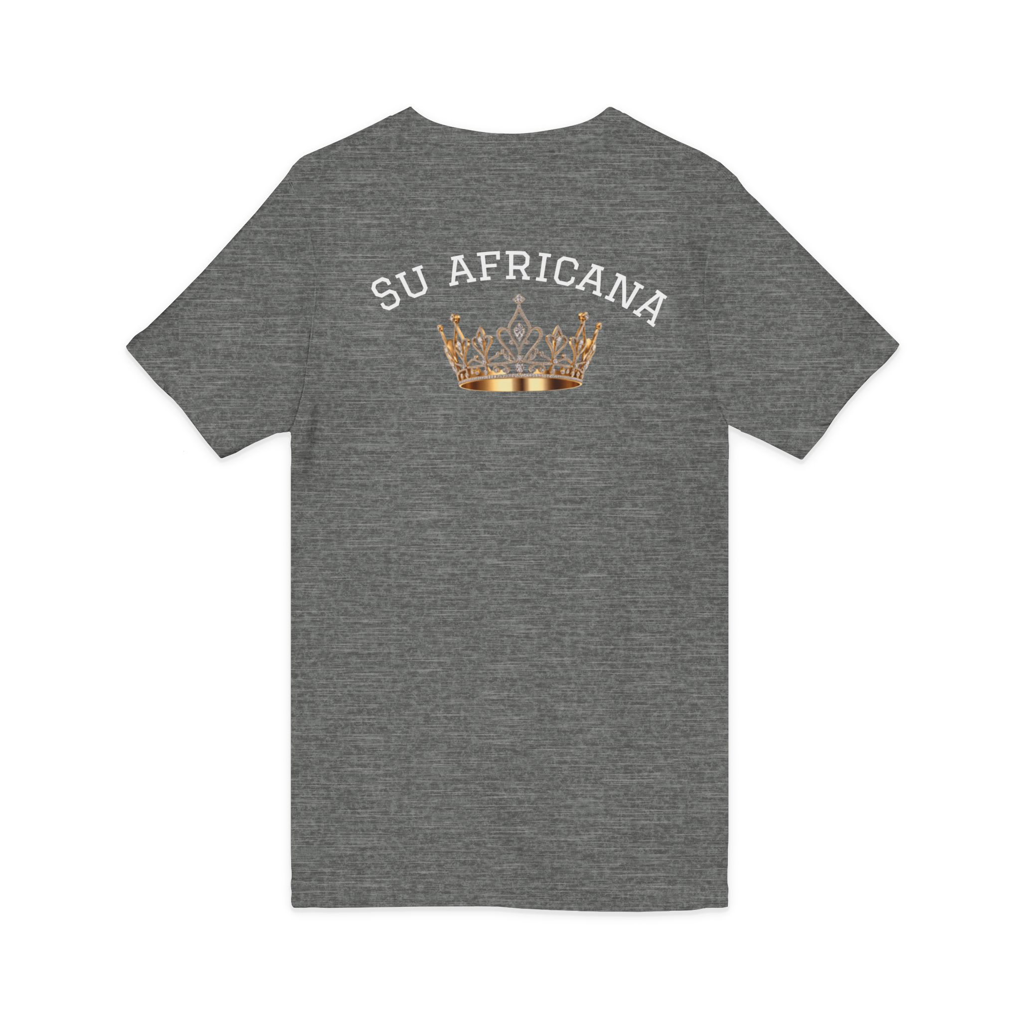 crowned v neck tee: su africano, unisex fashion tee, casual wear, birthday gift, african culture shirt, everyday essential