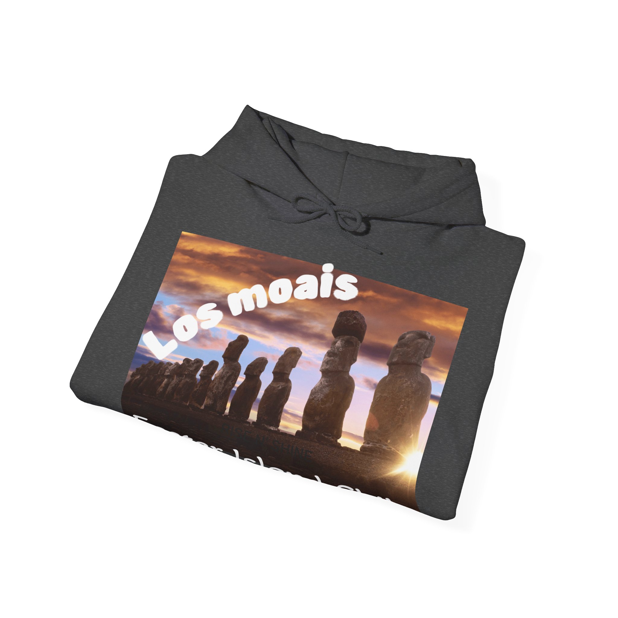 easter island moai sweatshirt | unisex hooded sweatshirt | travel gift | adventure ready | unique souvenir | island vibes