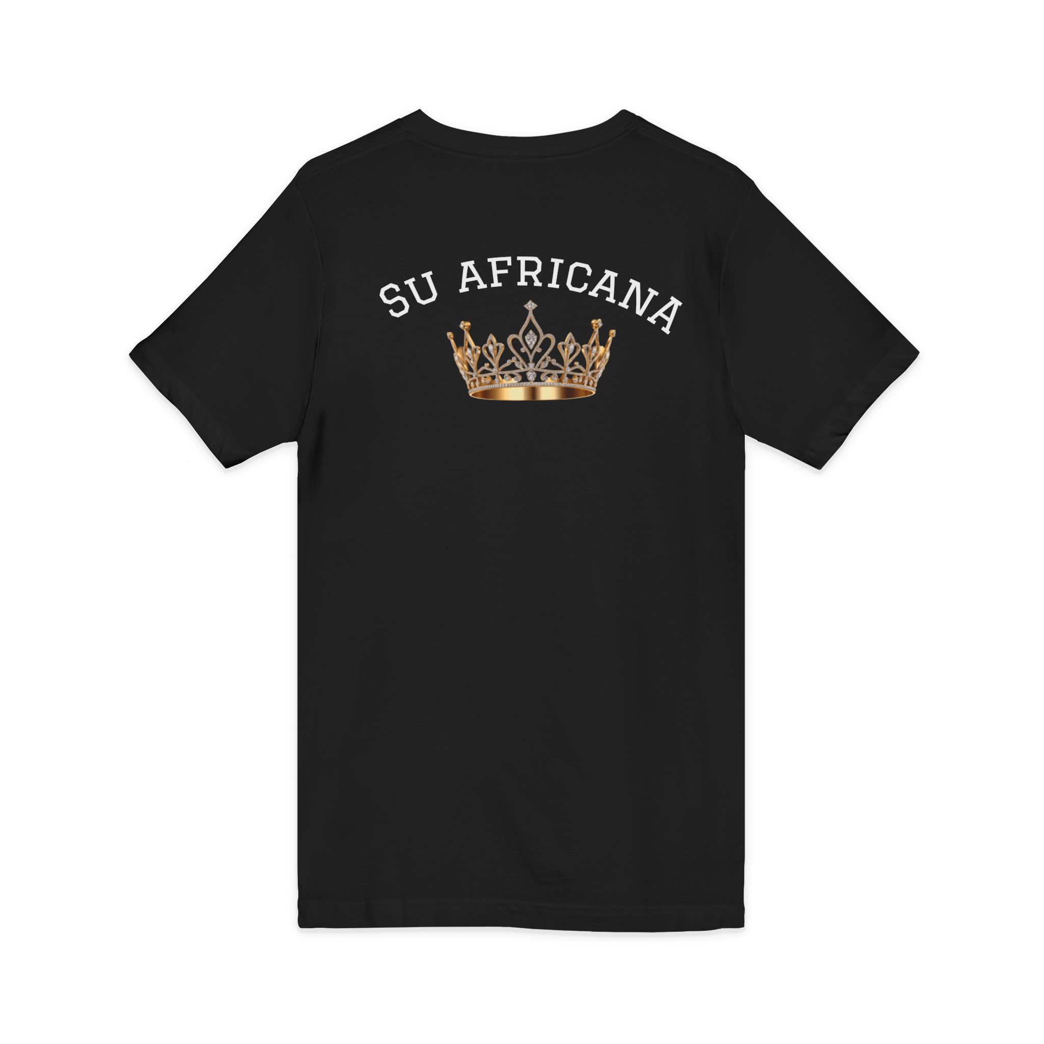 crowned v neck tee: su africano, unisex fashion tee, casual wear, birthday gift, african culture shirt, everyday essential