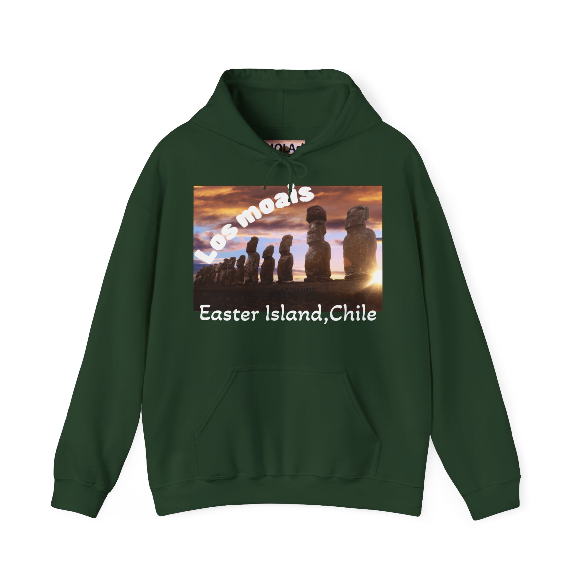 easter island moai sweatshirt | unisex hooded sweatshirt | travel gift | adventure ready | unique souvenir | island vibes