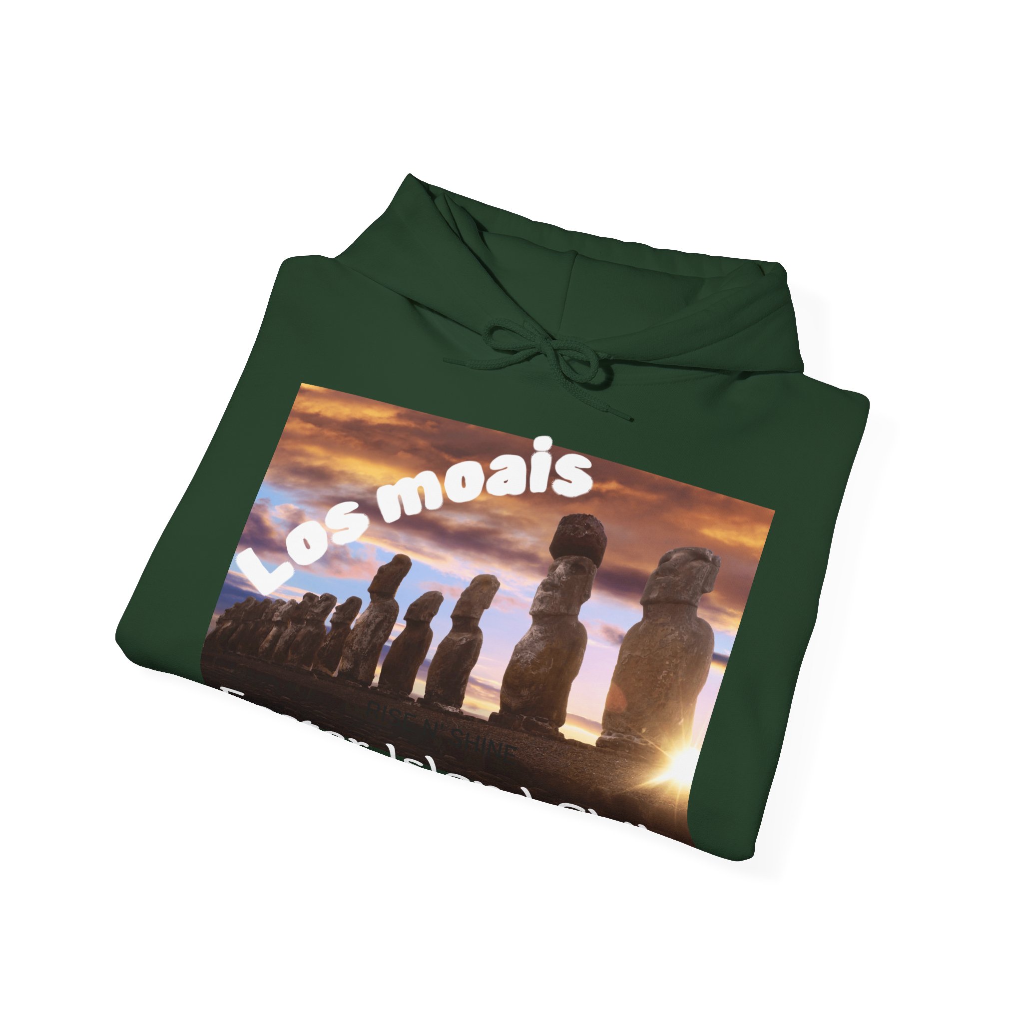 easter island moai sweatshirt | unisex hooded sweatshirt | travel gift | adventure ready | unique souvenir | island vibes