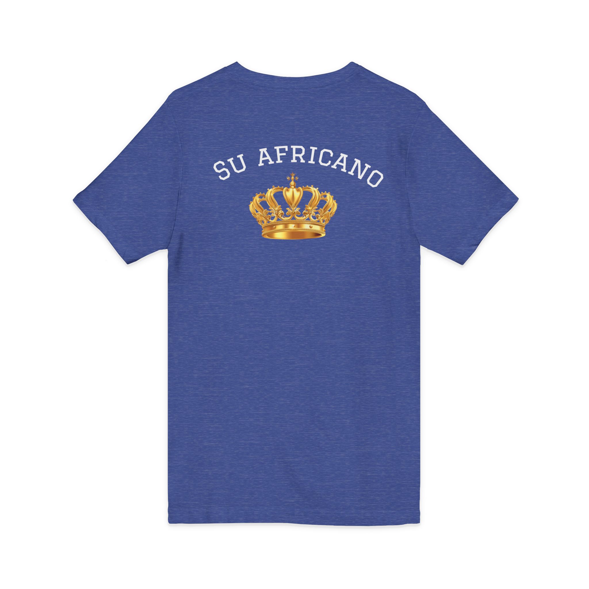 crowned v neck tee: su africano, unisex fashion tee, casual wear, birthday gift, african culture shirt, everyday essential