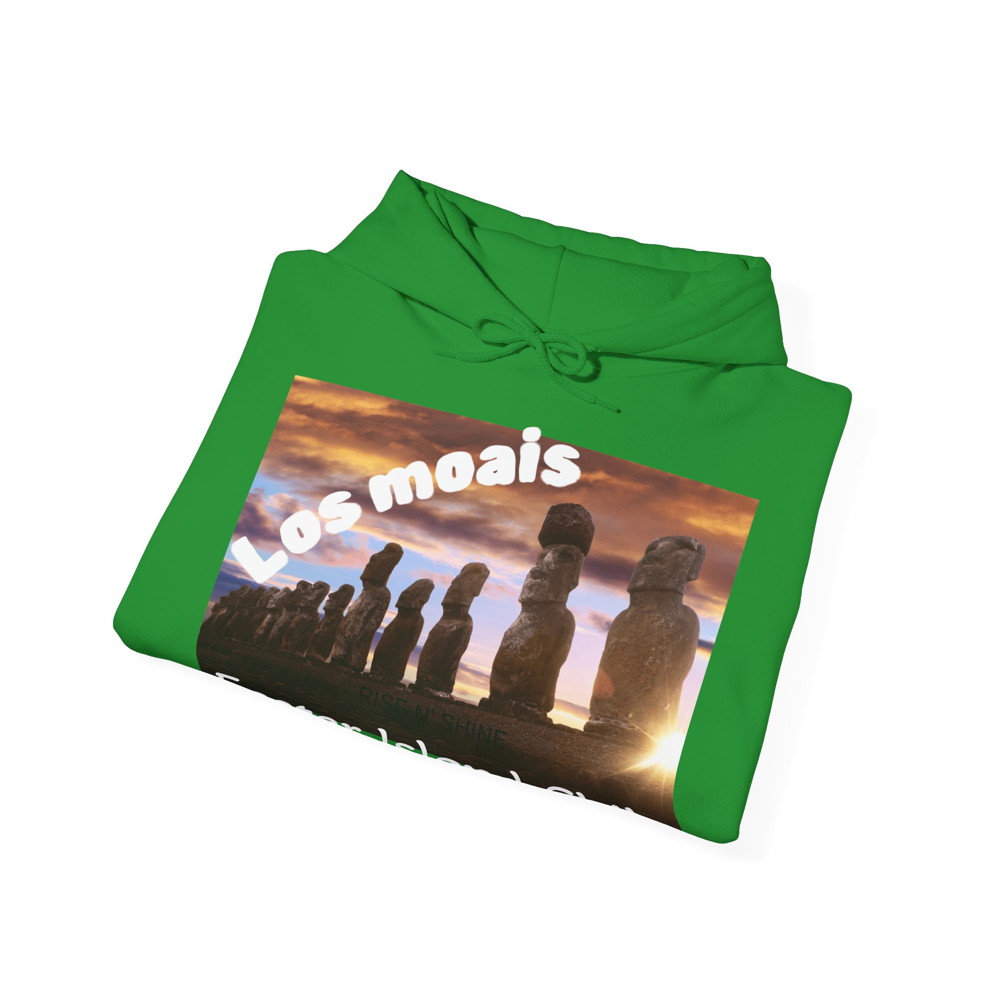 easter island moai sweatshirt | unisex hooded sweatshirt | travel gift | adventure ready | unique souvenir | island vibes