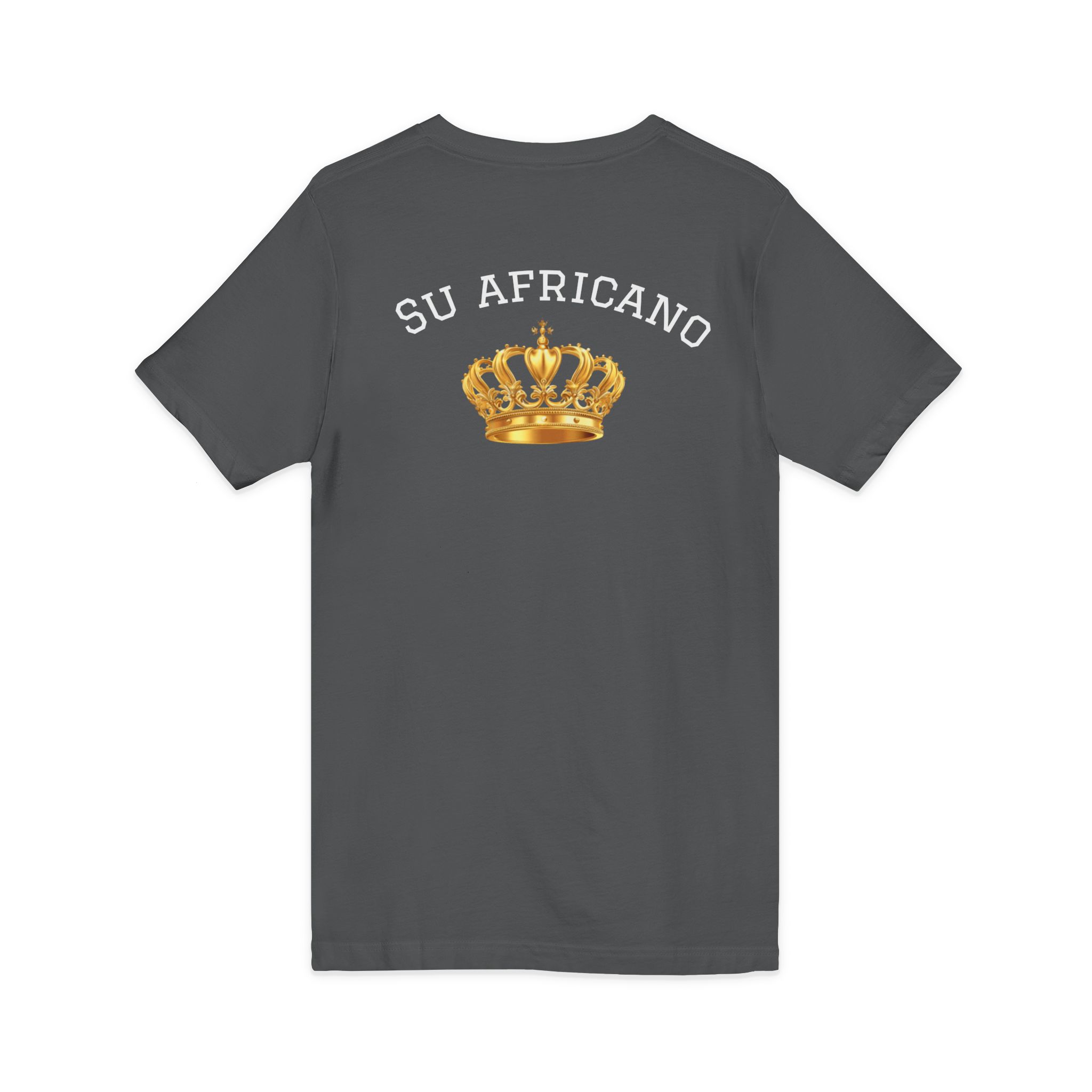 crowned v neck tee: su africano, unisex fashion tee, casual wear, birthday gift, african culture shirt, everyday essential