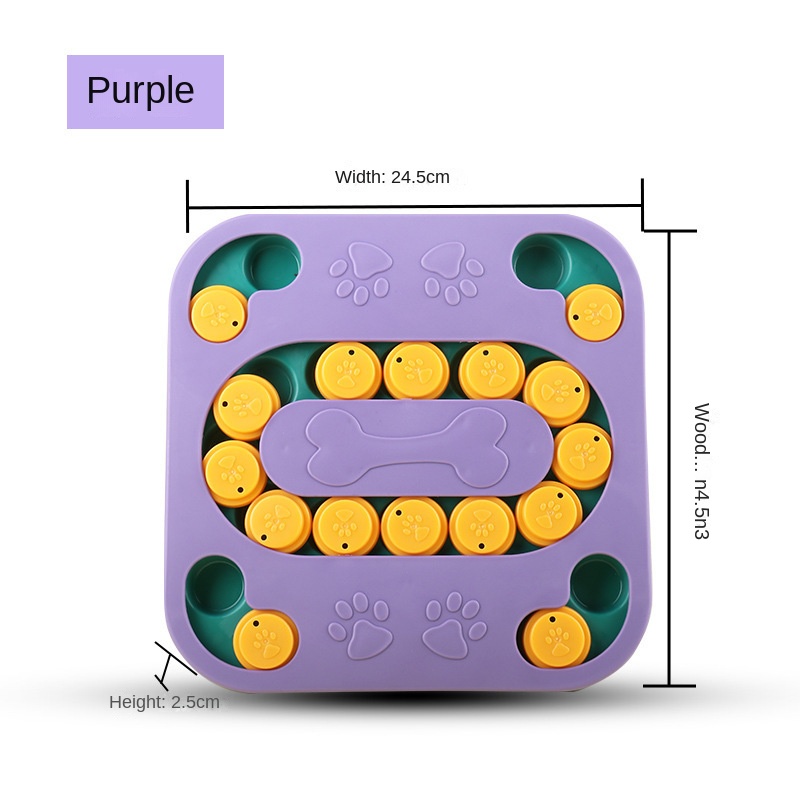 Interactive Slow Feeder Dog Bowl - Puzzle Toy for Pets - Image 21