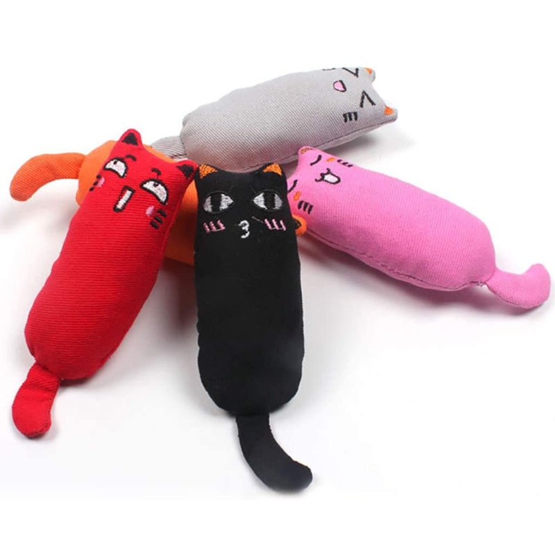 Rustle Sound Catnip Toy Cats Products for Pets Cute Cat Toys for Kitten Teeth Grinding Cat Plush Thumb Pillow Pet Accessories - Image 4