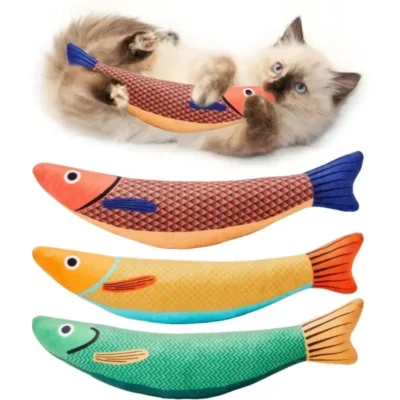 Cat toys catnip fish teeth grinding bite resistant