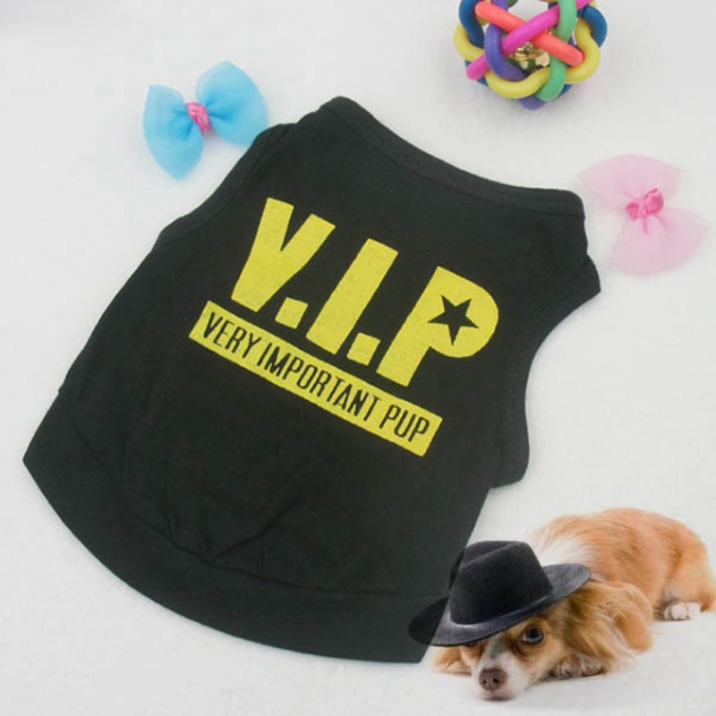 Dog Tshirt VIP Pets T-shirts For Dogs Goods For Pets Dog Shirt Clothes Summer - Image 2