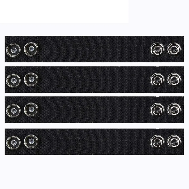 4Pcs/Set Tactical Belt Buckle Police Military Accessory Double Snaps Nylon Tactical Belt Loop Holder Keeper - Image 2