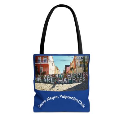 Tote bag with Valparaiso graffiti print by Molanizzi