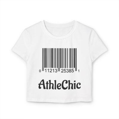 Athlechic Women's Tee Barcode Graphic T-Shirt