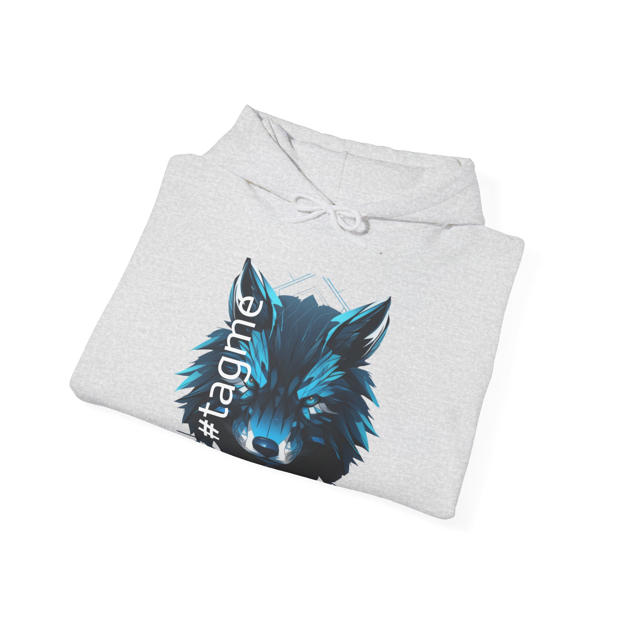 Tagme Wolf Unisex Hooded Sweatshirt - Image 12