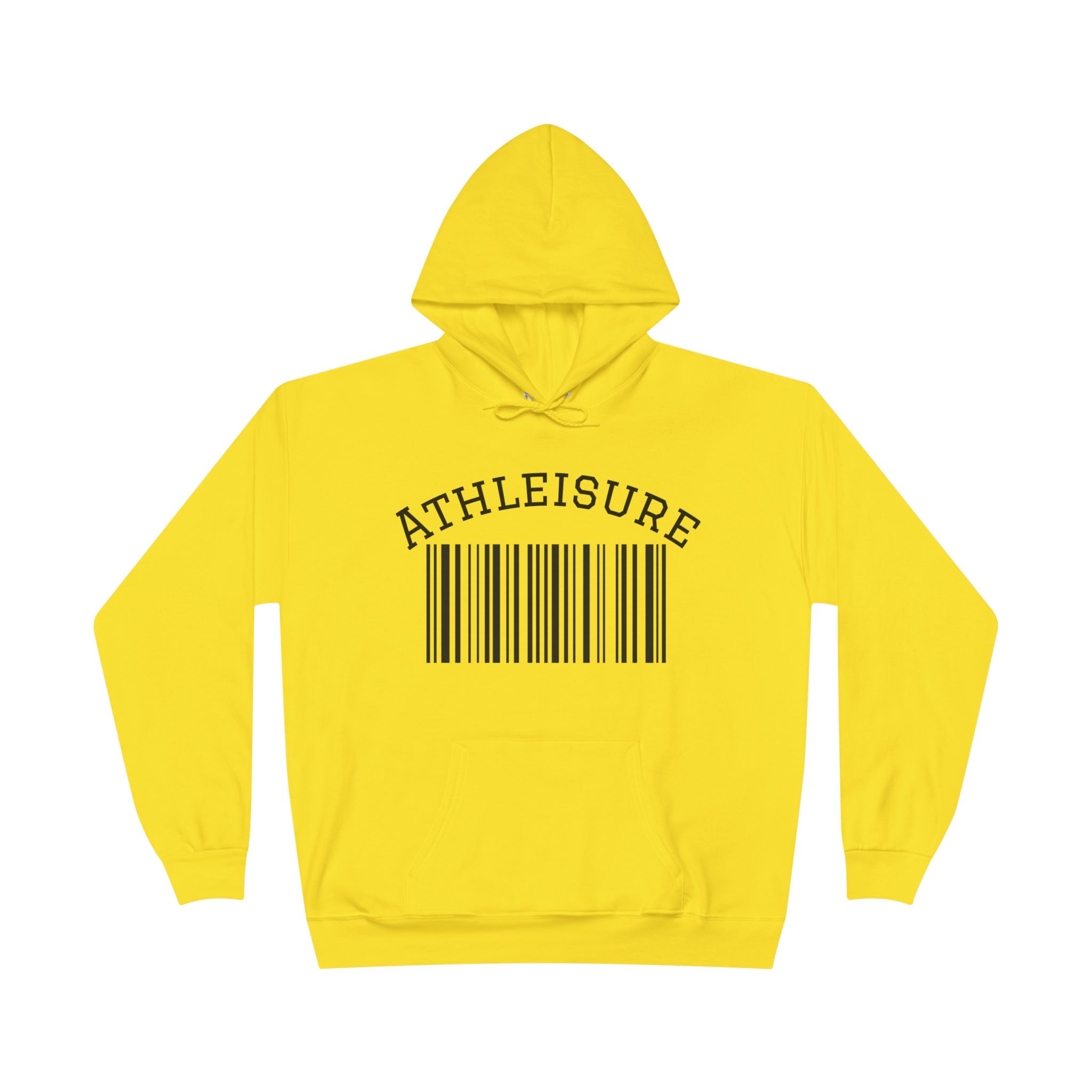 Unisex Eco-Friendly Hoodie with Barcode Design Sweatshirt - Image 2