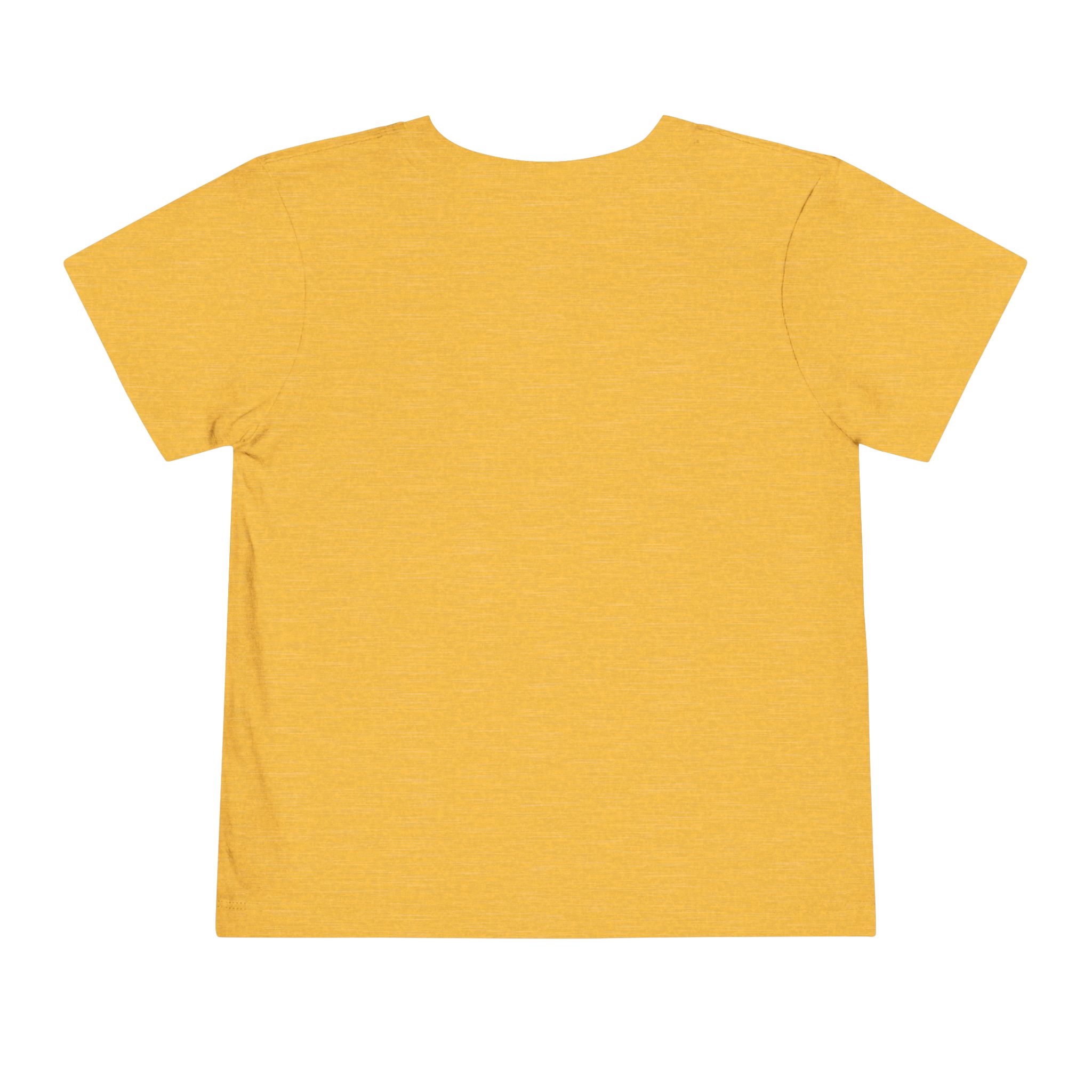 Toddler tee with "Muchas veces soy cool!" Spanish text and bear graphic