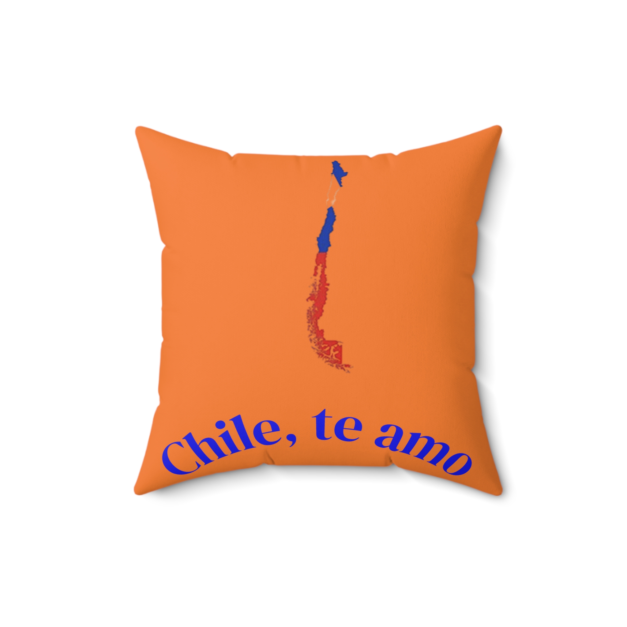 Decorative Couch Cushion Pillow with Chilean Volcano graphics. By Molanizzi