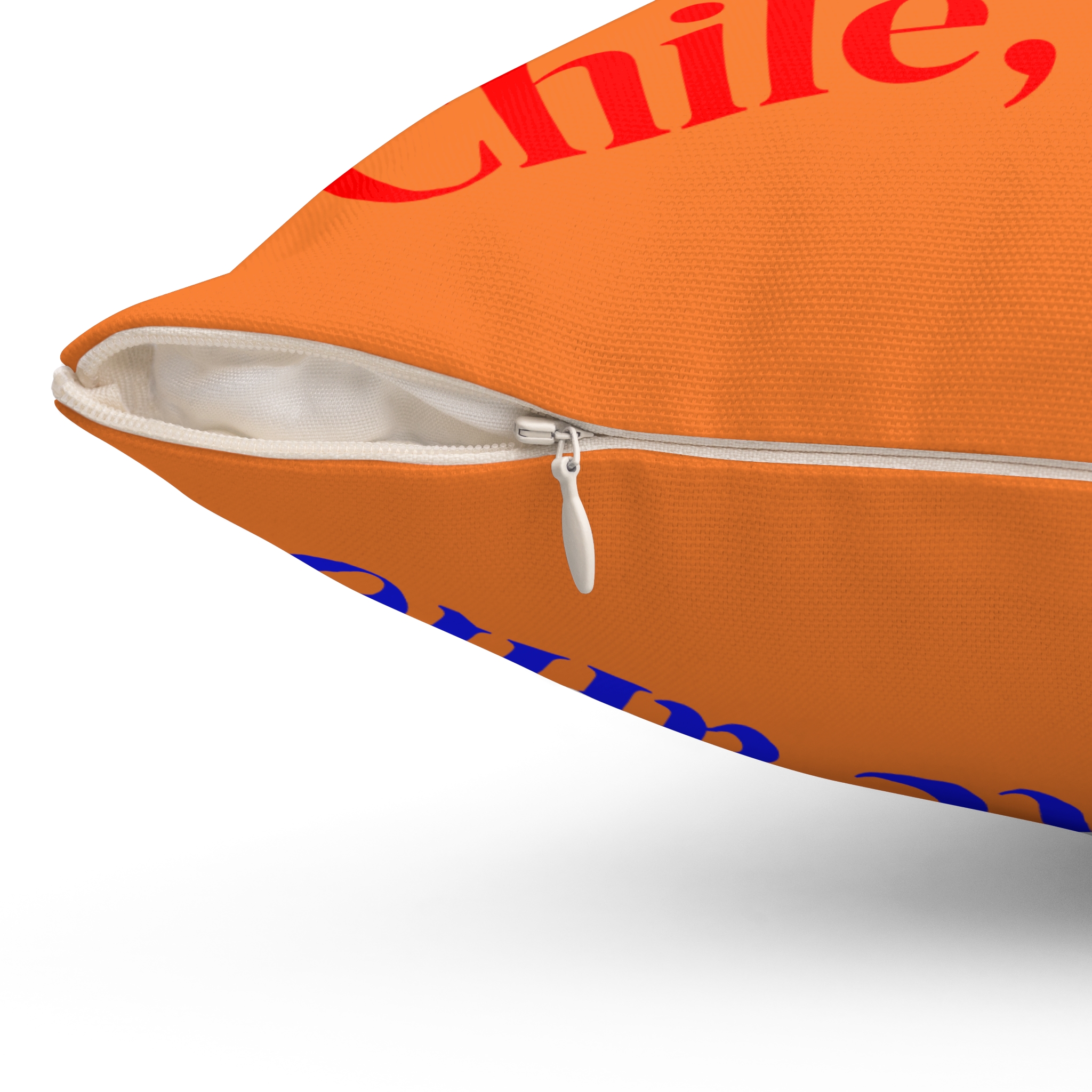 Decorative Couch Cushion Pillow with Chilean Volcano graphics. By Molanizzi