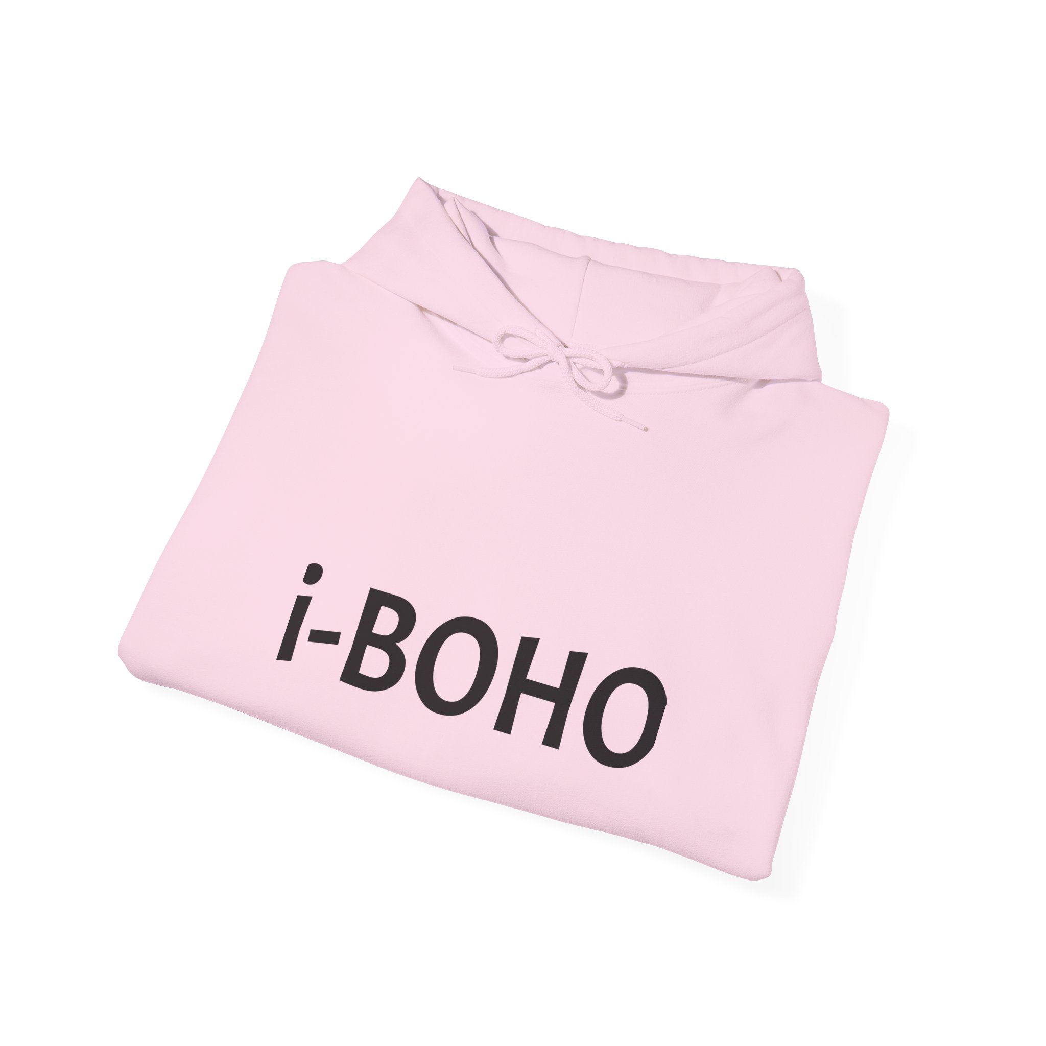 Molanizzi i-Boho light pink hoodie. Unisex, comfortable style.