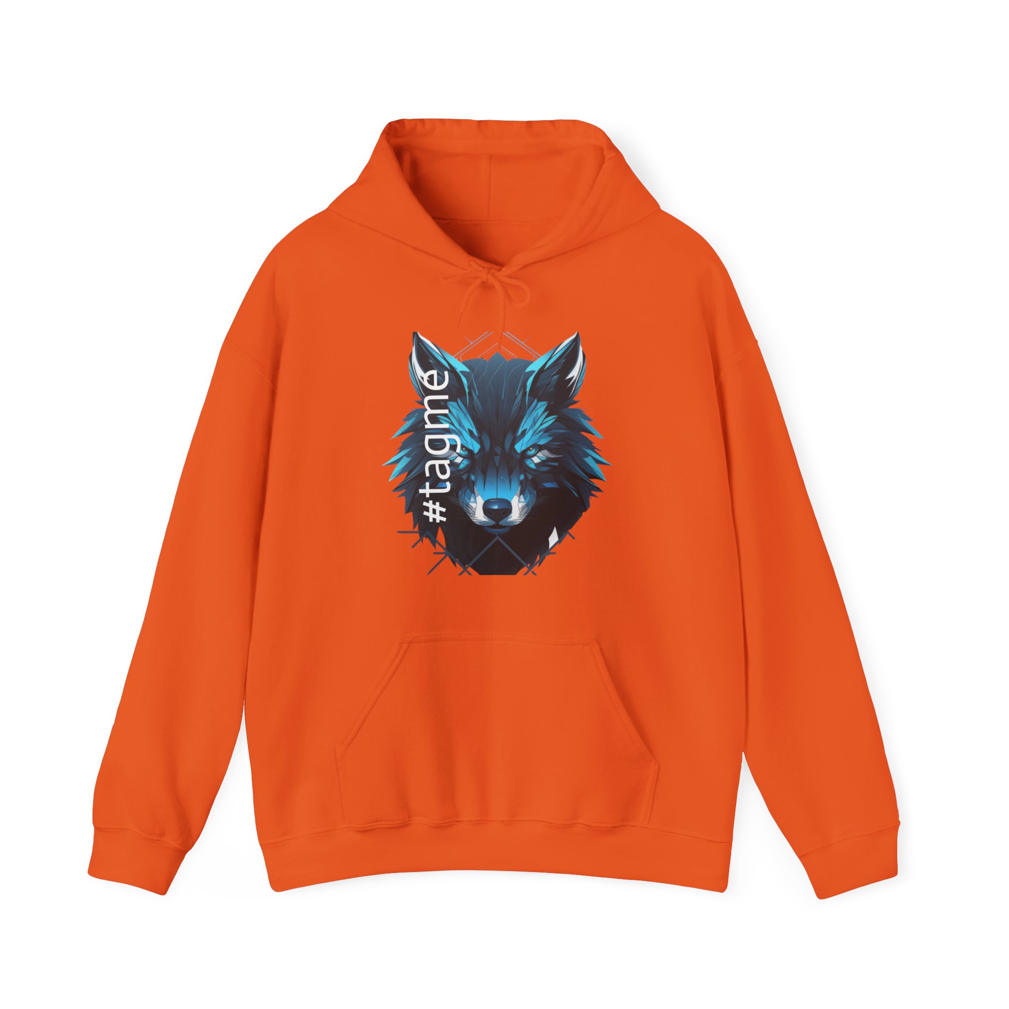 Tagme Wolf Unisex Hooded Sweatshirt - Image 21