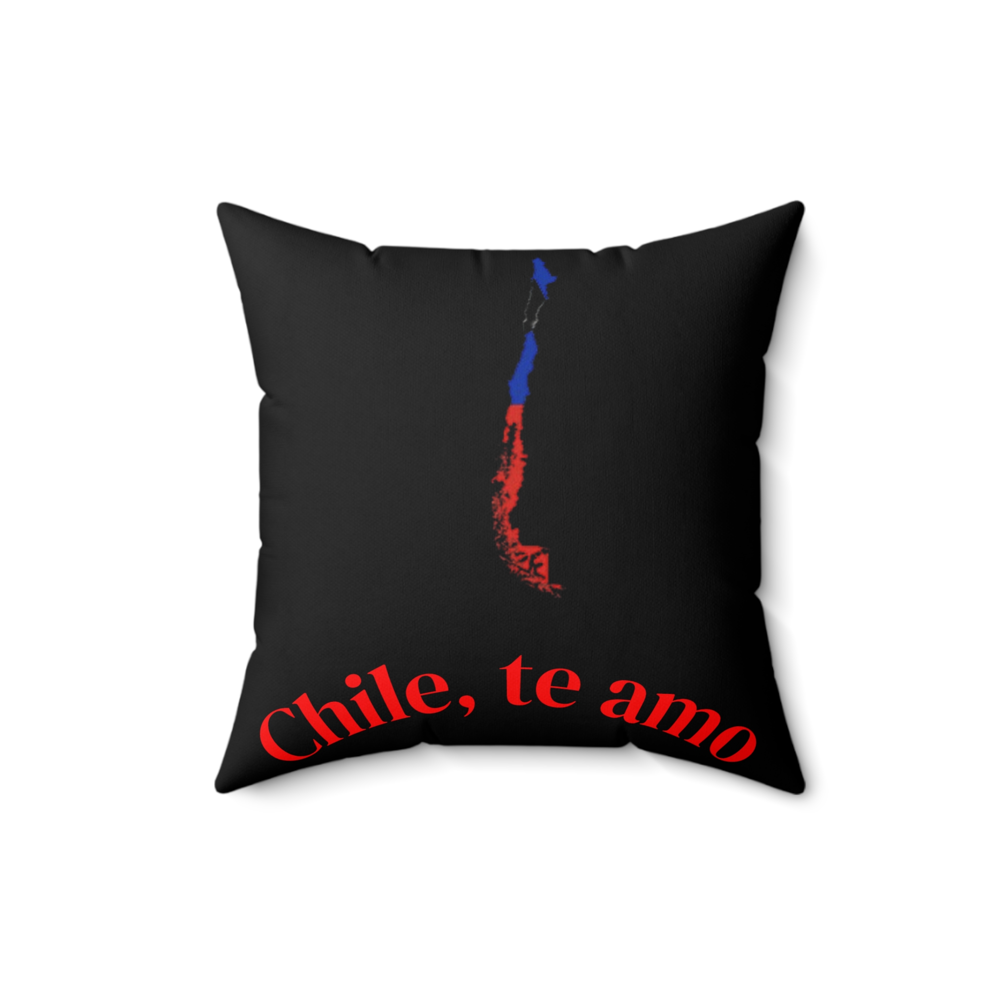 Decorative Couch Cushion Pillow with Chilean Volcano graphics. By Molanizzi