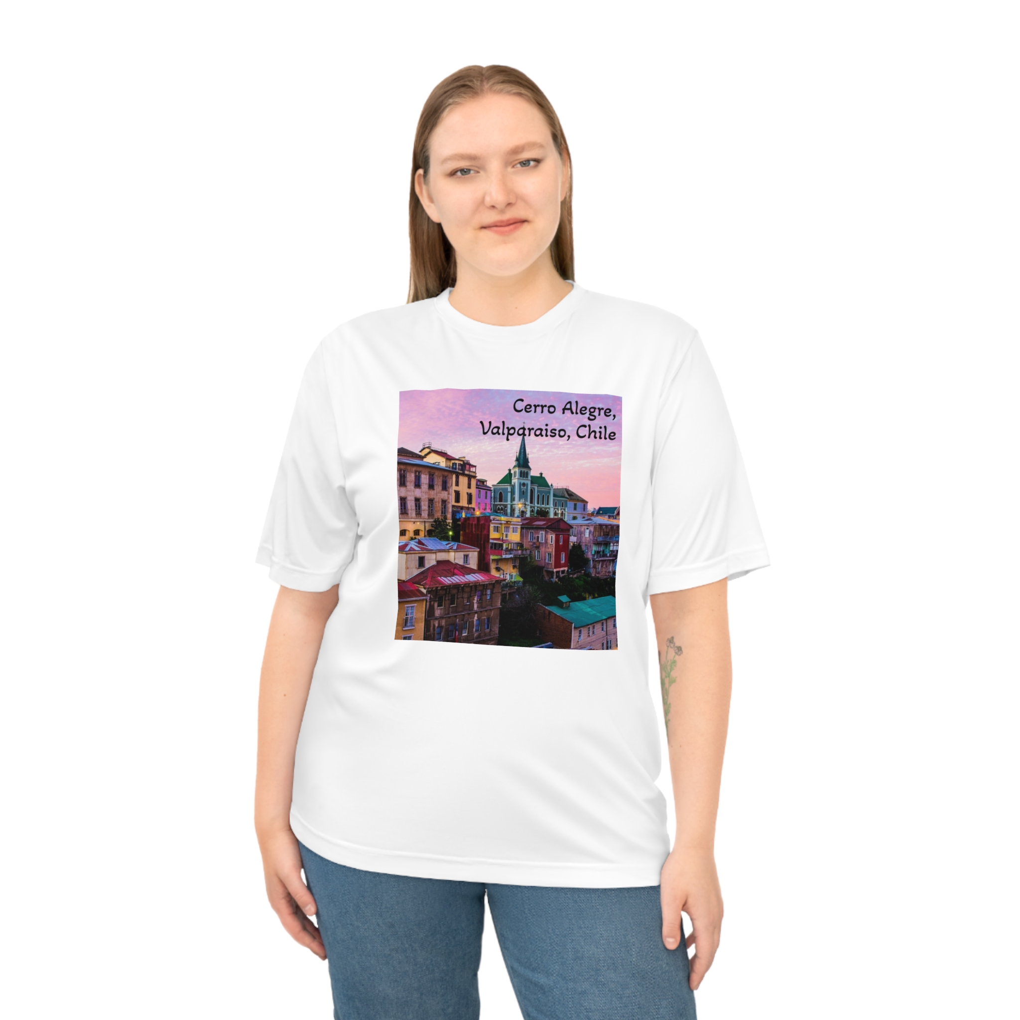 Cerro Alegre Travel T-Shirt, Unisex Tee - Image 3