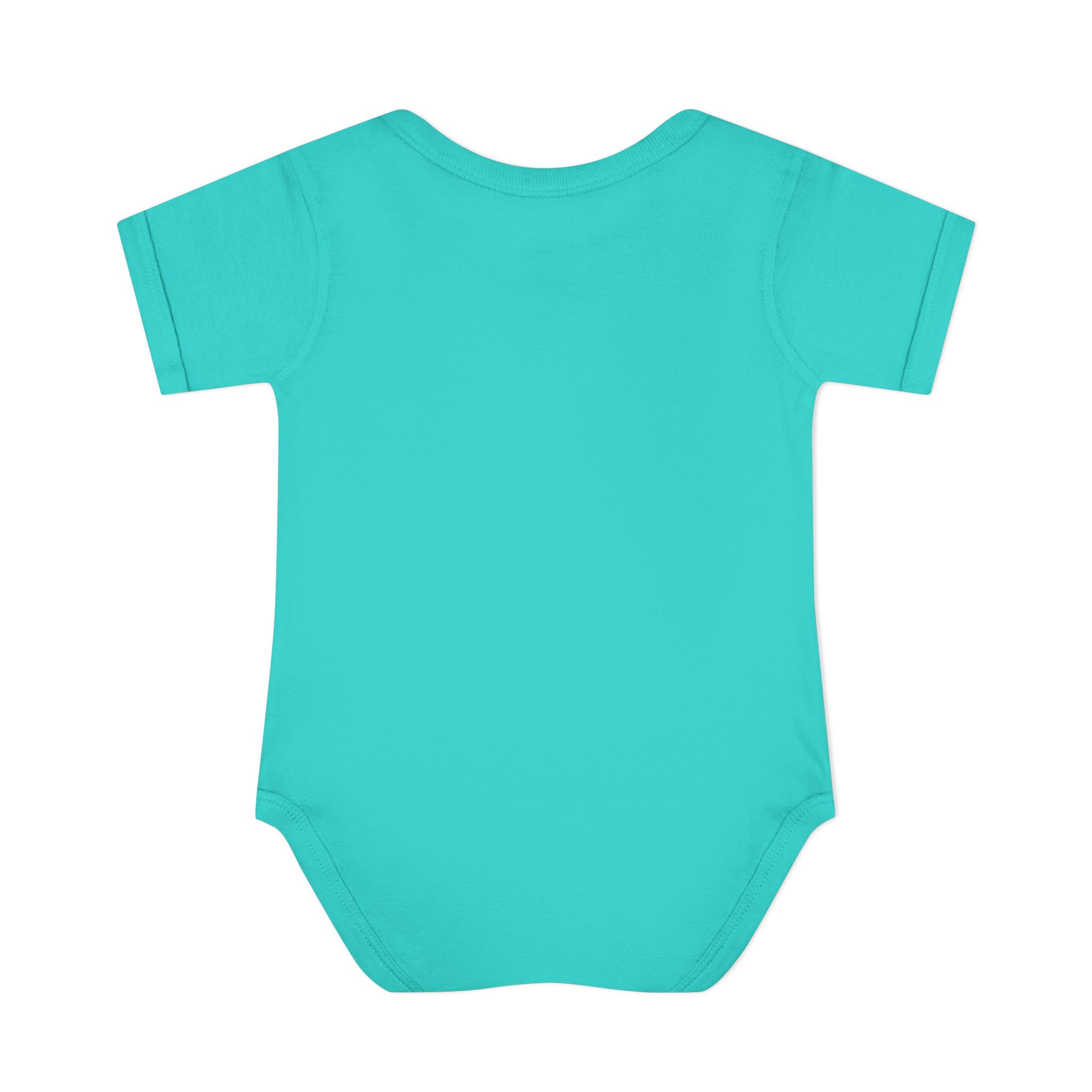 Cotton baby bodysuit with barcode and #tagme design by Molanizzi