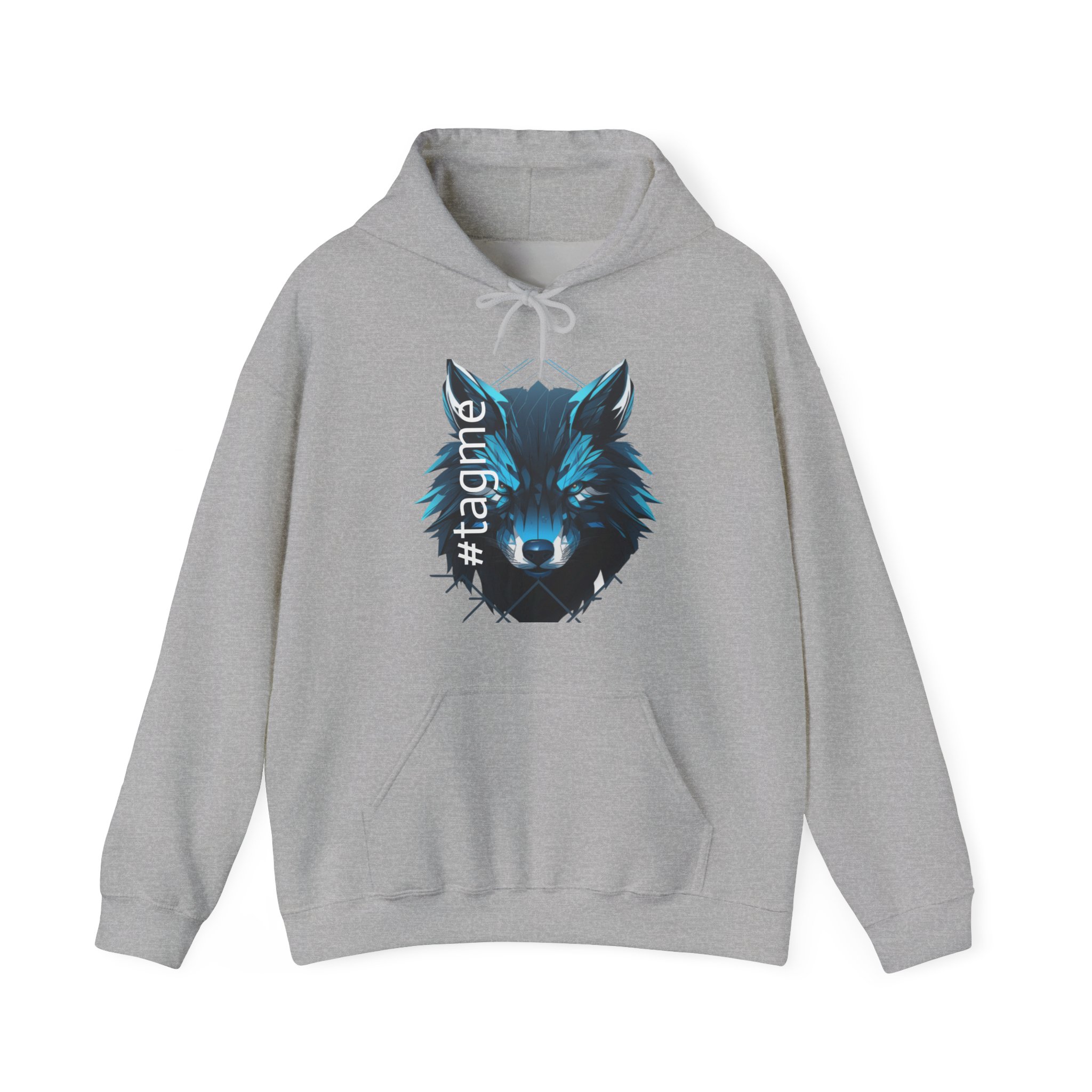 Tagme Wolf Unisex Hooded Sweatshirt - Image 17