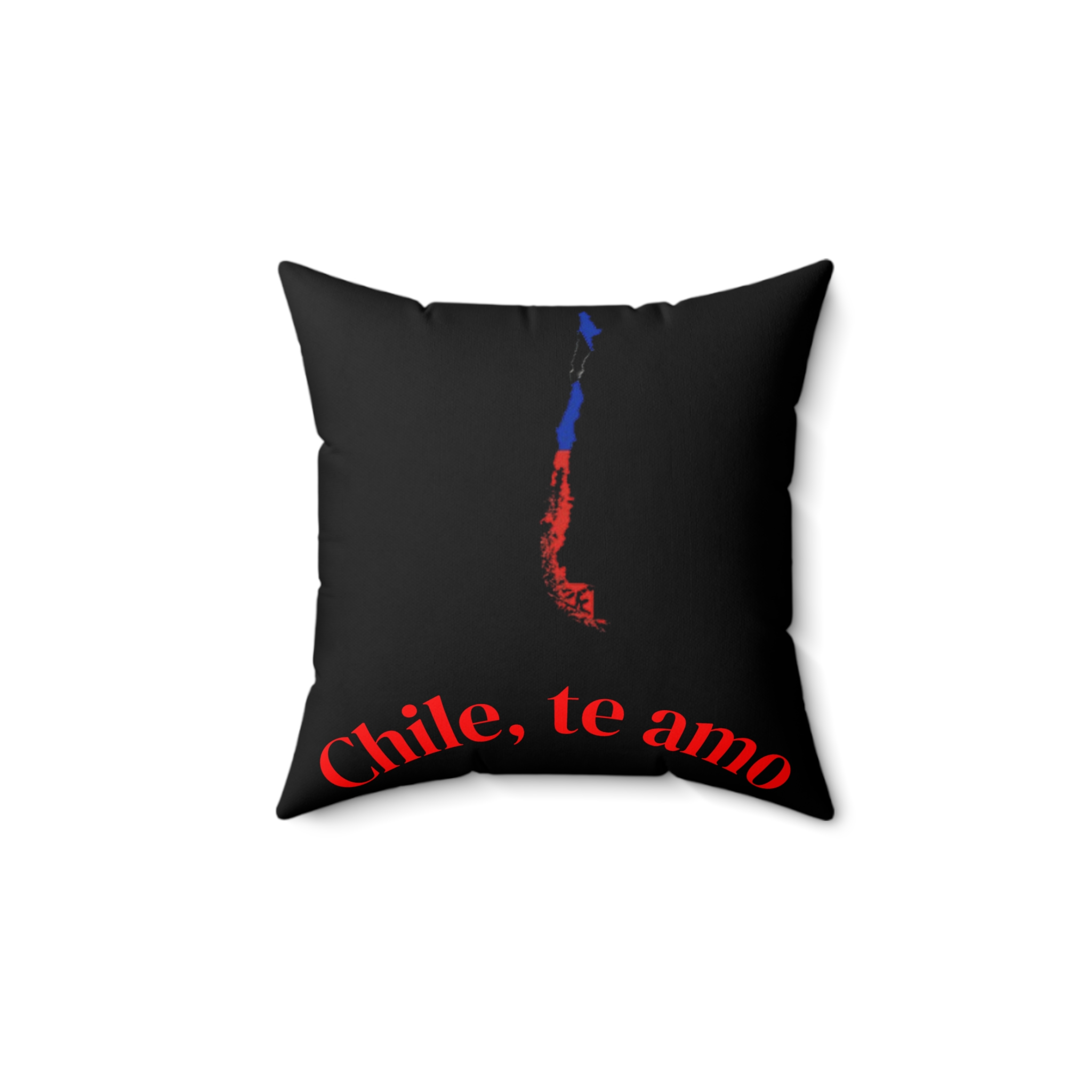 Decorative Couch Cushion Pillow with Chilean Volcano graphics. By Molanizzi