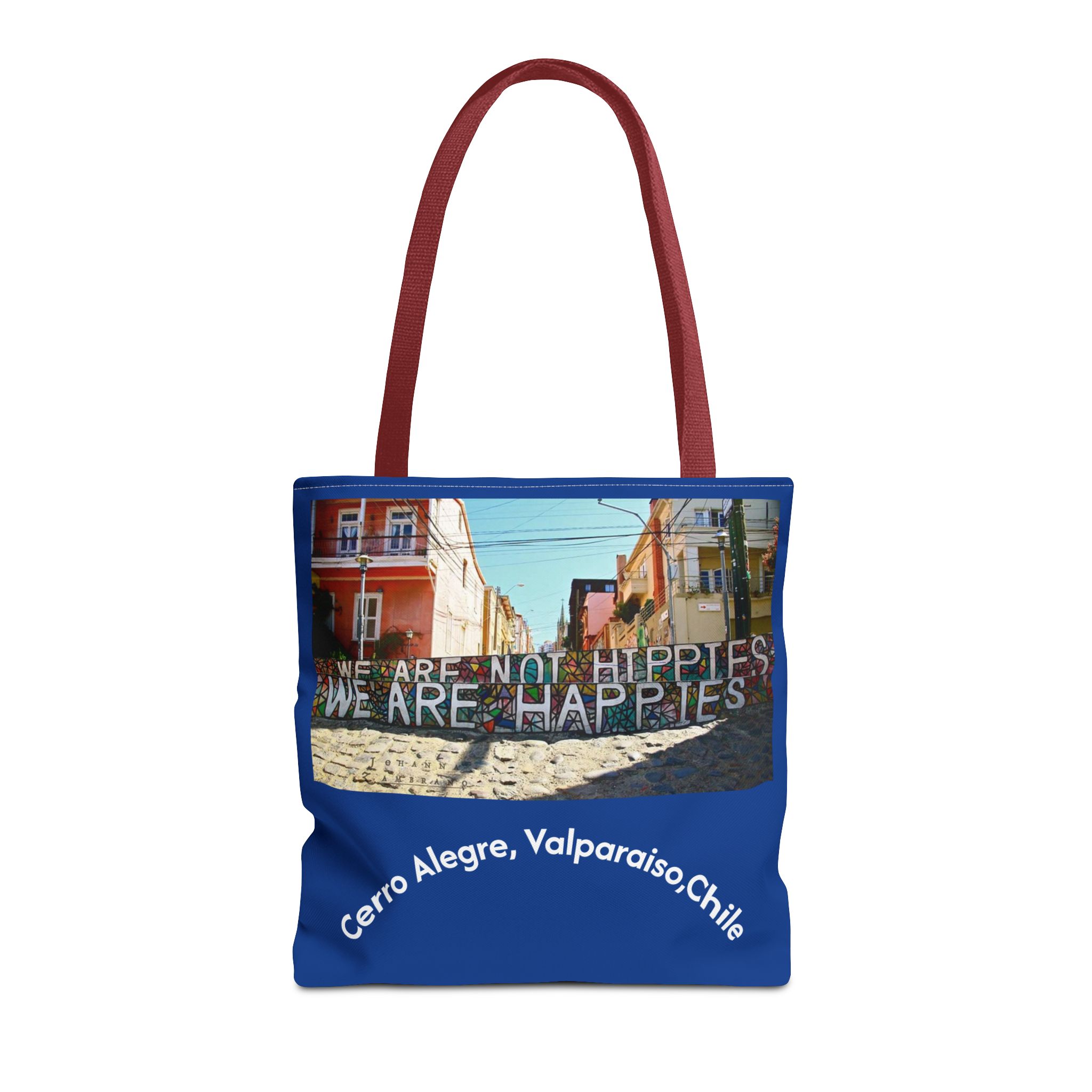 Tote bag with Valparaiso graffiti print by Molanizzi