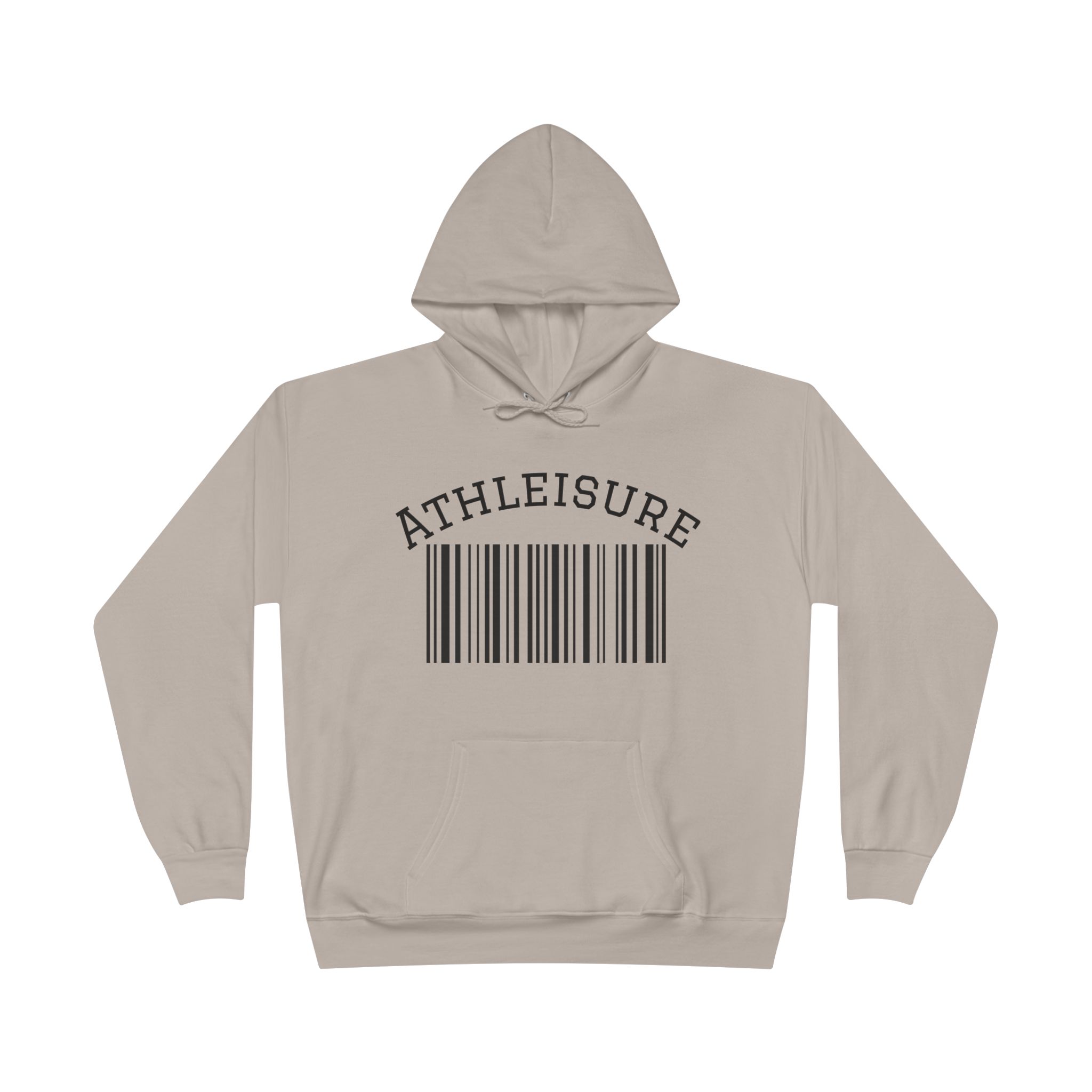 Unisex Eco-Friendly Hoodie with Barcode Design Sweatshirt - Image 17