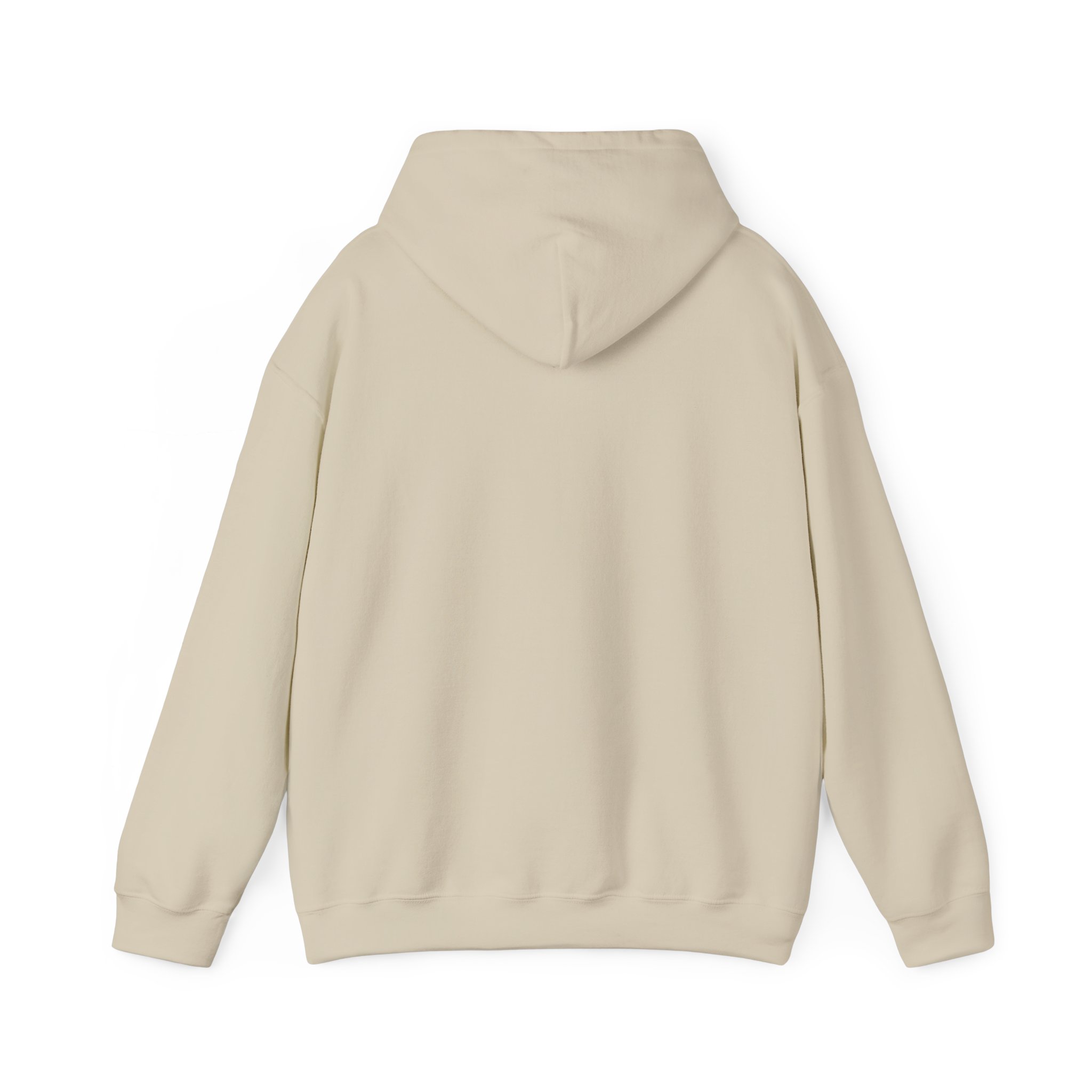 Molanizzi i-Boho: Beige unisex hoodie, comfortable and stylish sweatshirt.