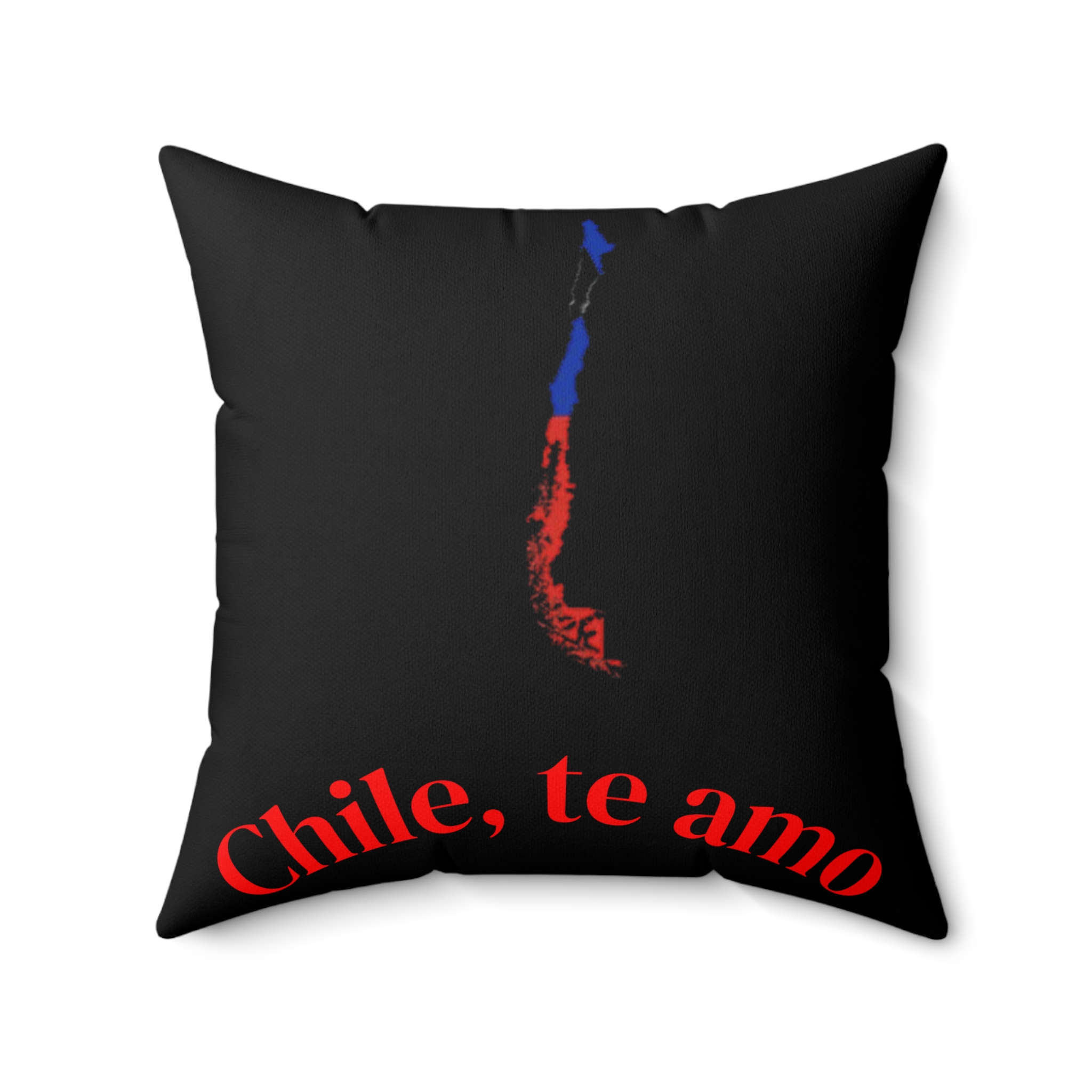Decorative Couch Cushion Pillow with Chilean Volcano graphics. By Molanizzi