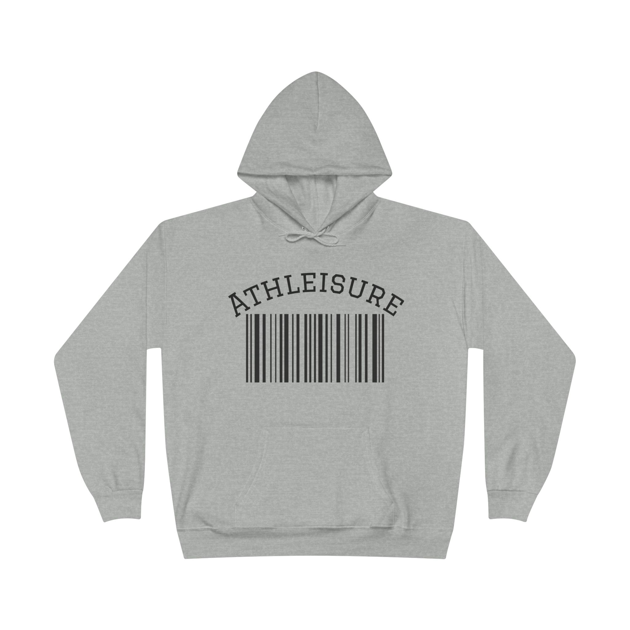 Unisex Eco-Friendly Hoodie with Barcode Design Sweatshirt - Image 53