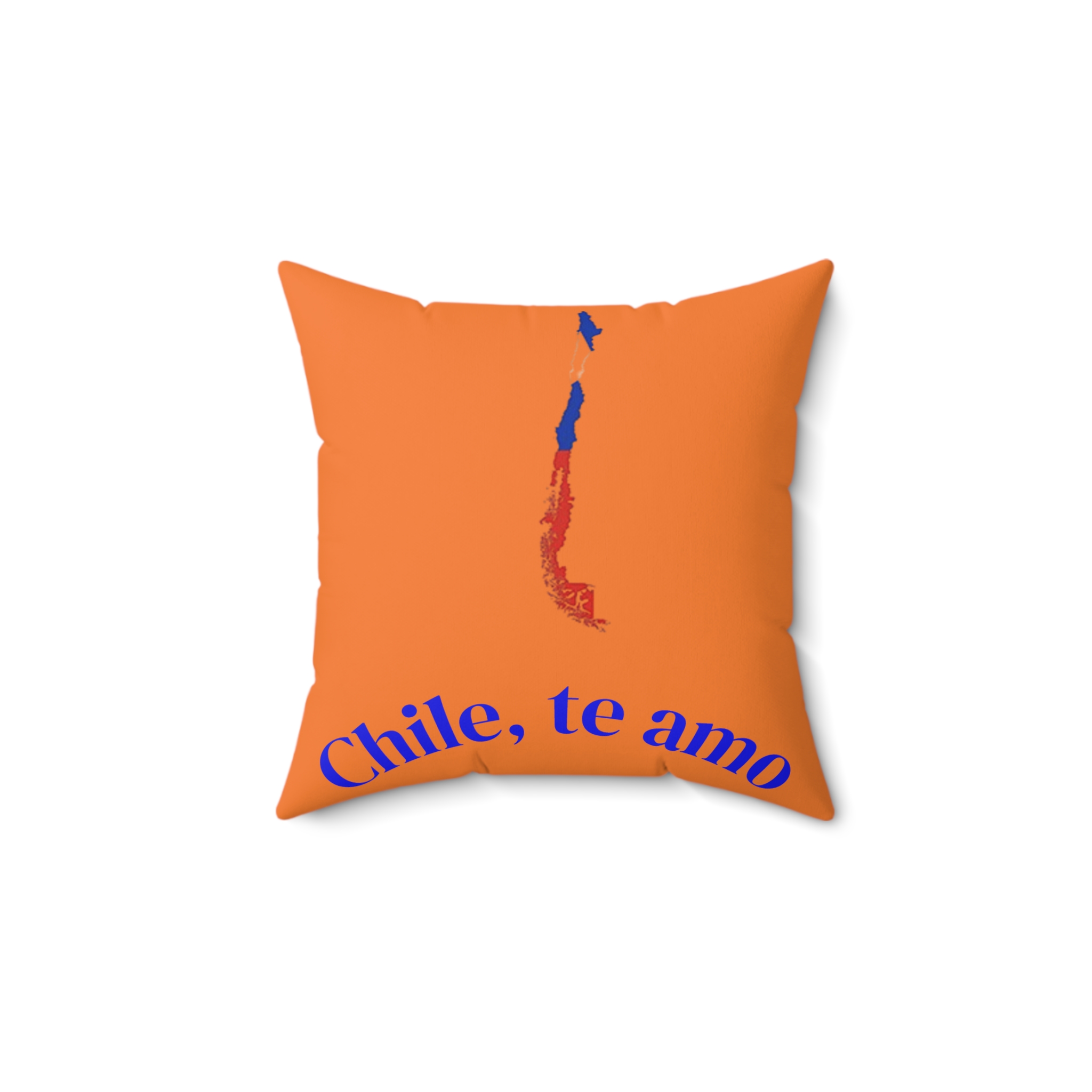 Decorative Couch Cushion Pillow with Chilean Volcano graphics. By Molanizzi