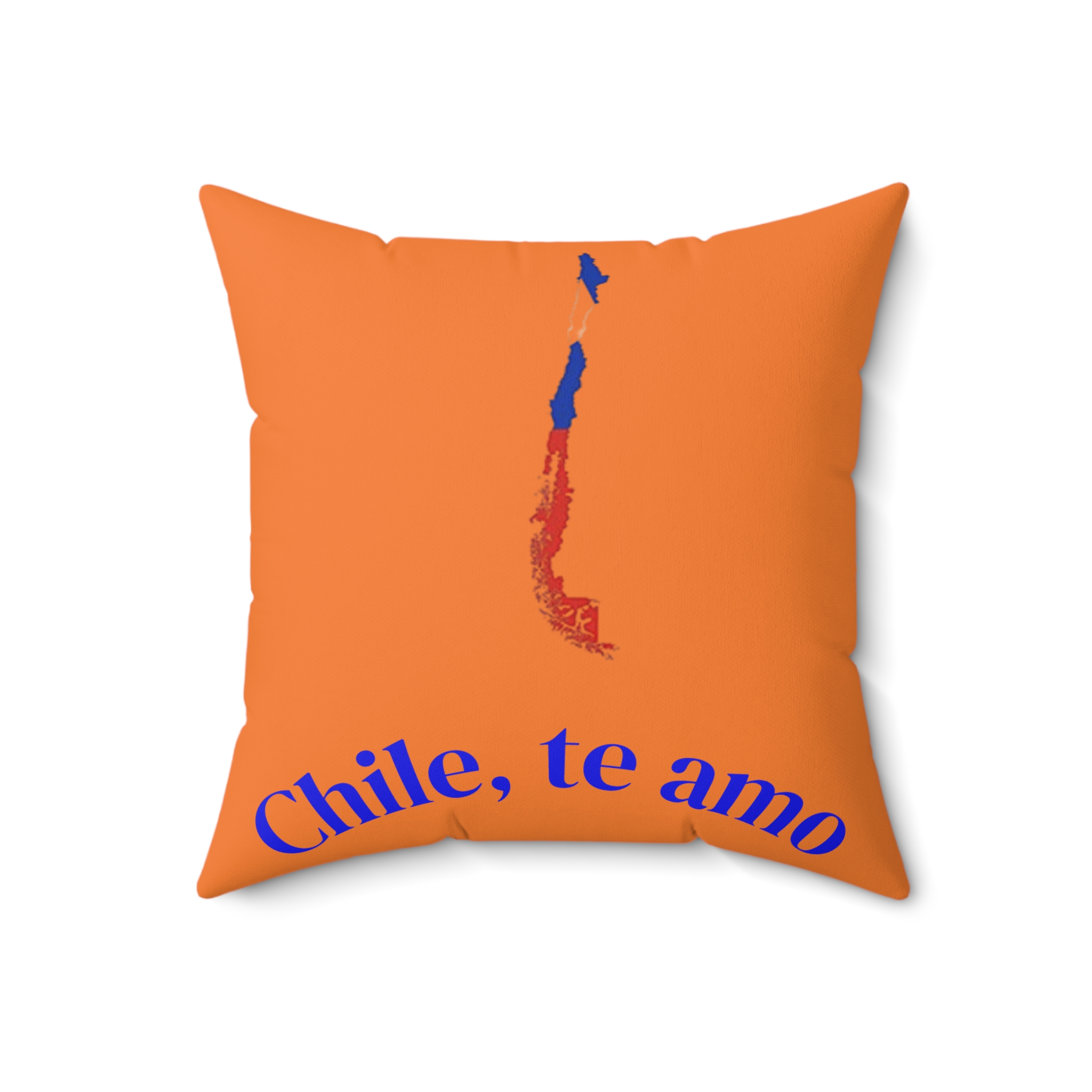 Decorative Couch Cushion Pillow with Chilean Volcano graphics. By Molanizzi