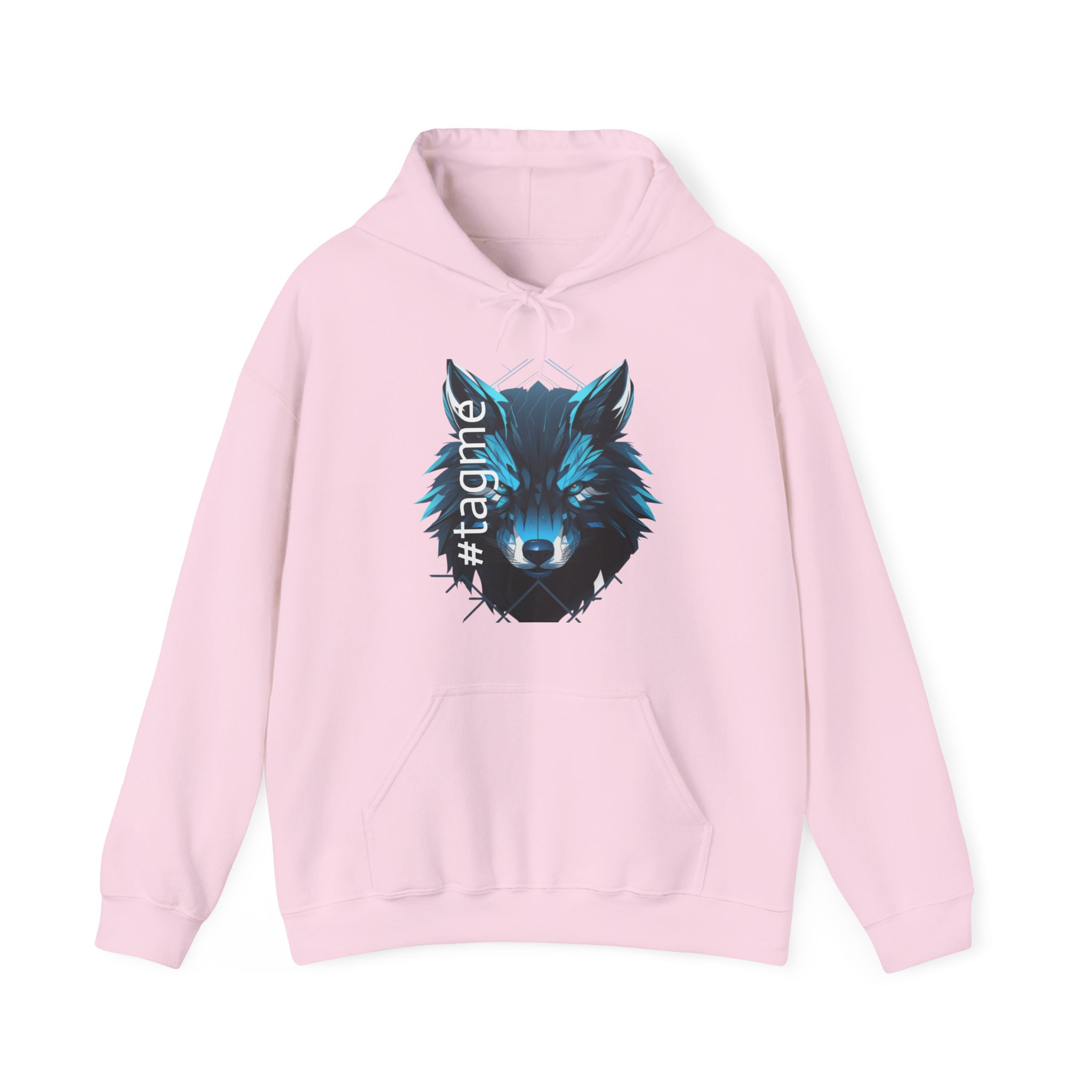 Tagme Wolf Unisex Hooded Sweatshirt - Image 29