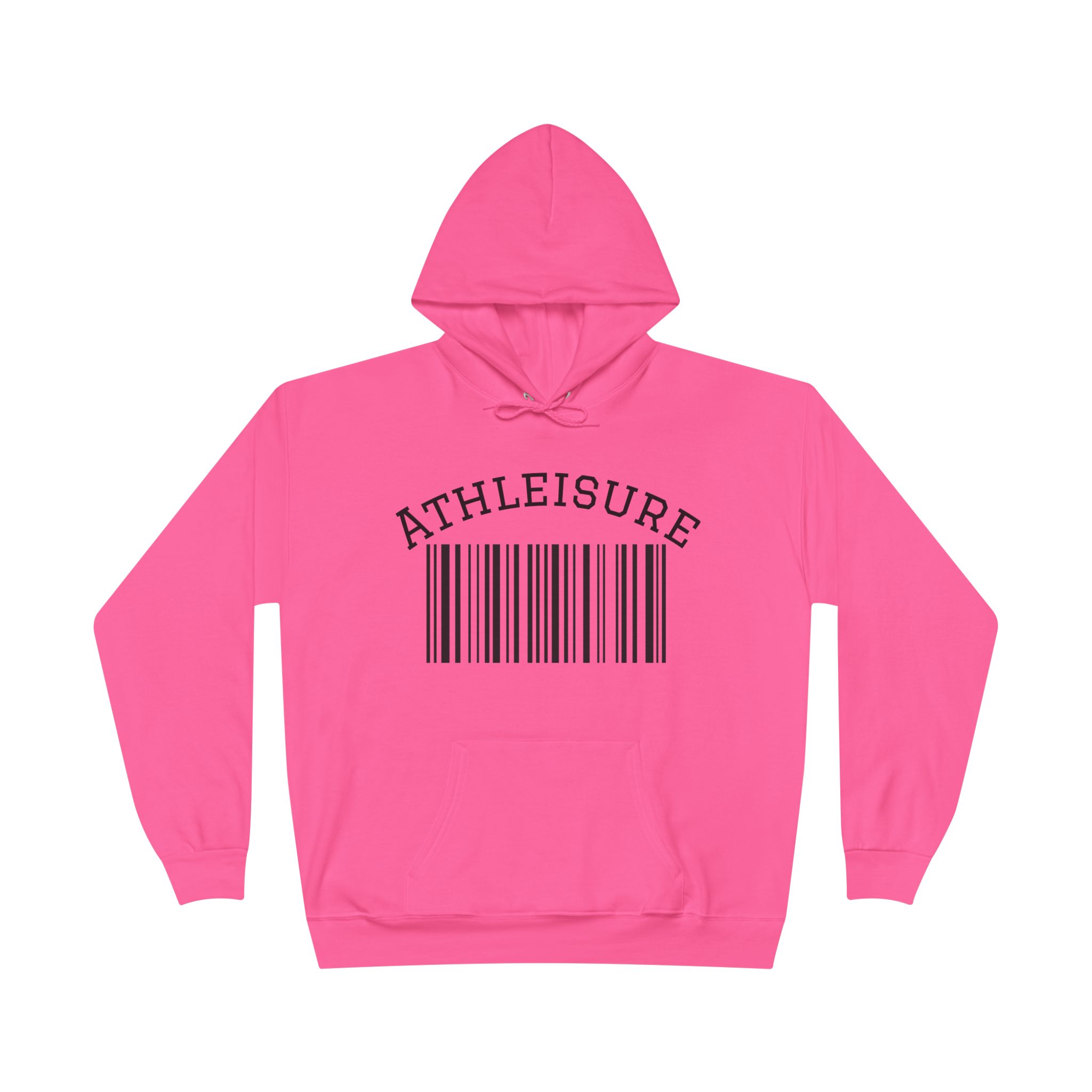 Unisex Eco-Friendly Hoodie with Barcode Design Sweatshirt - Image 65