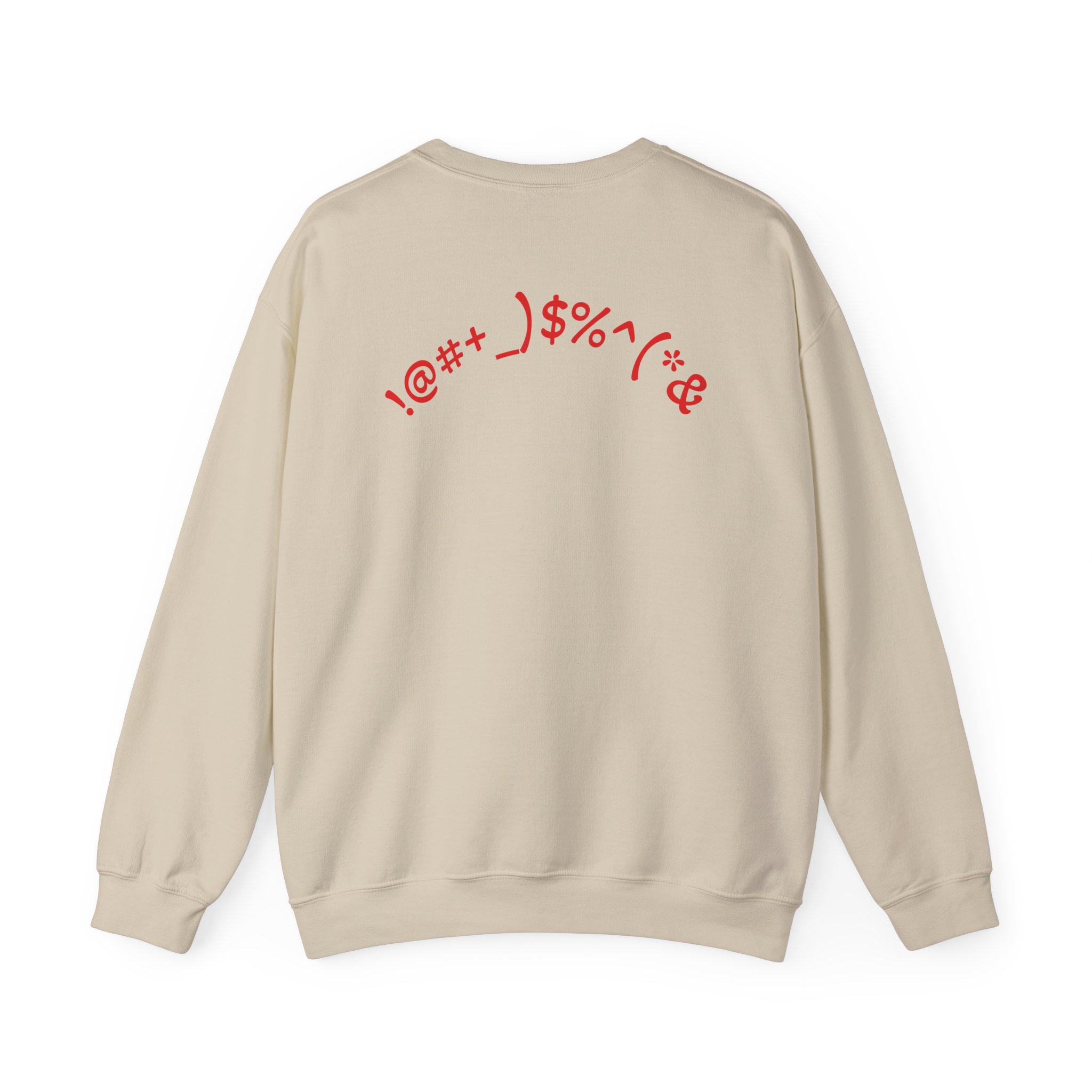 Cozy Crewneck Unisex Sweatshirt with Self Aura letters by Molanizzi