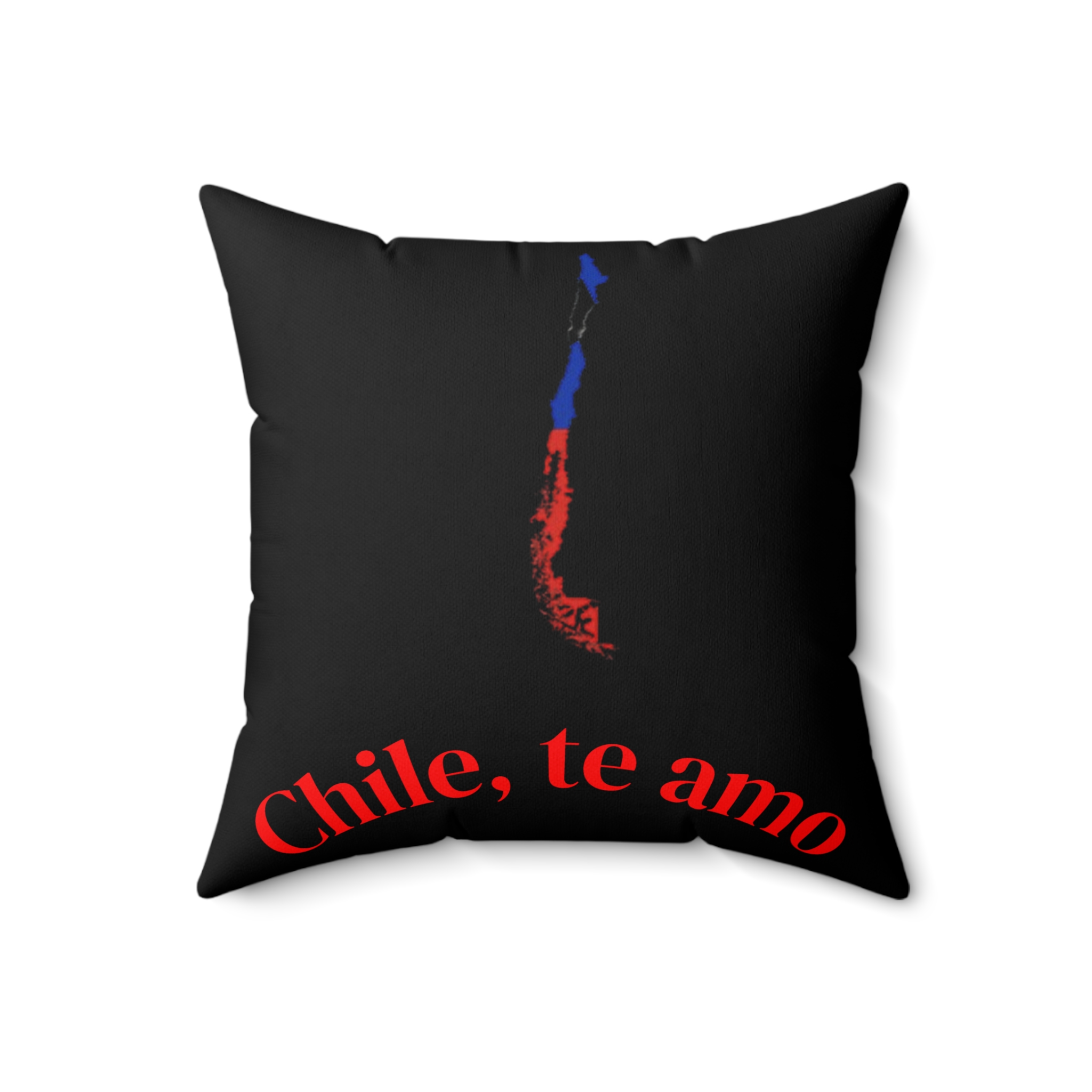 Decorative Couch Cushion Pillow with Chilean Volcano graphics. By Molanizzi