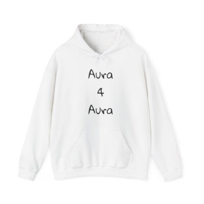 Hoodie sweatshirt with "Aura 4 Aura" letters by Molanizzi