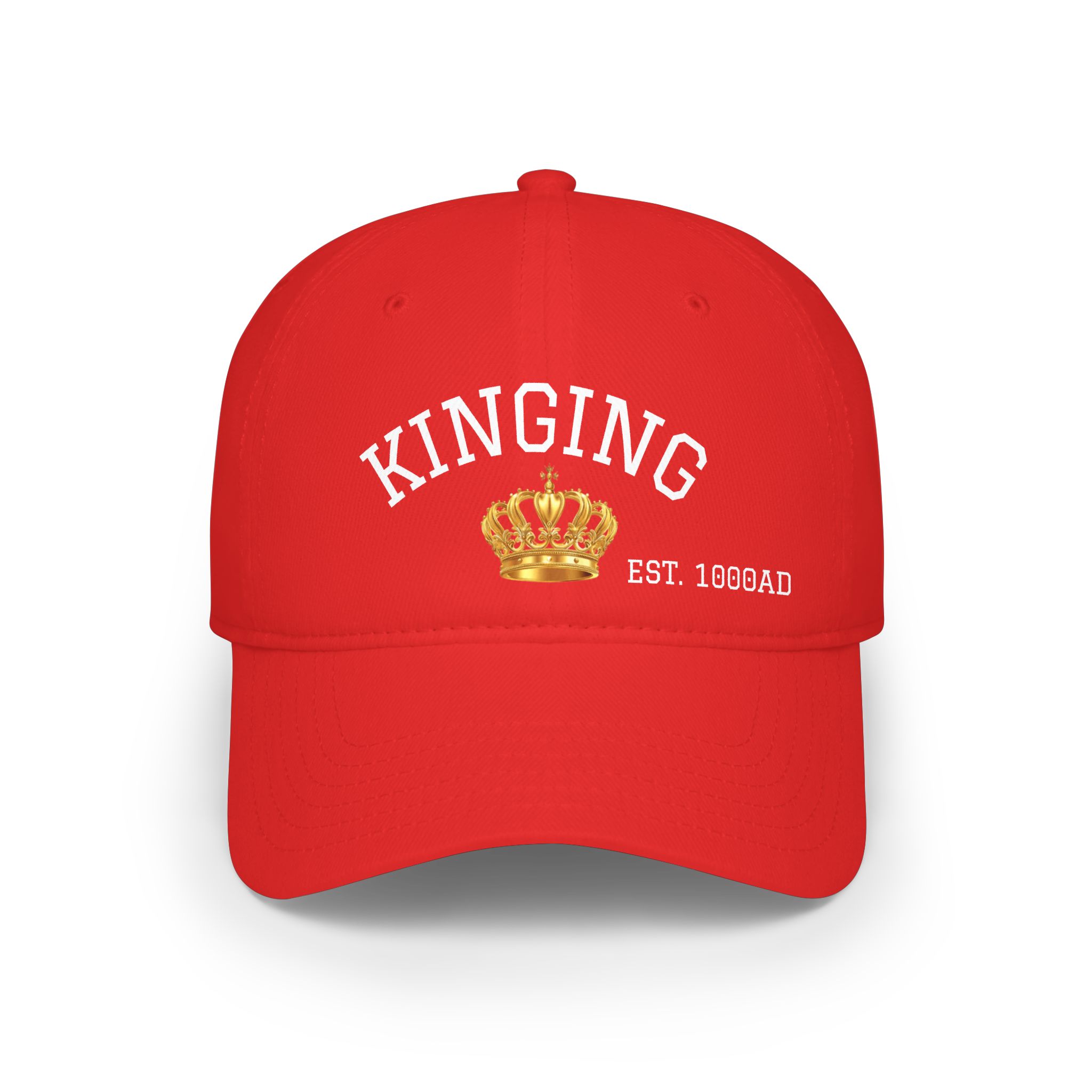Custom 'Kinging' Low-Profile Baseball Cap – Cotton Twill Hat - Image 6