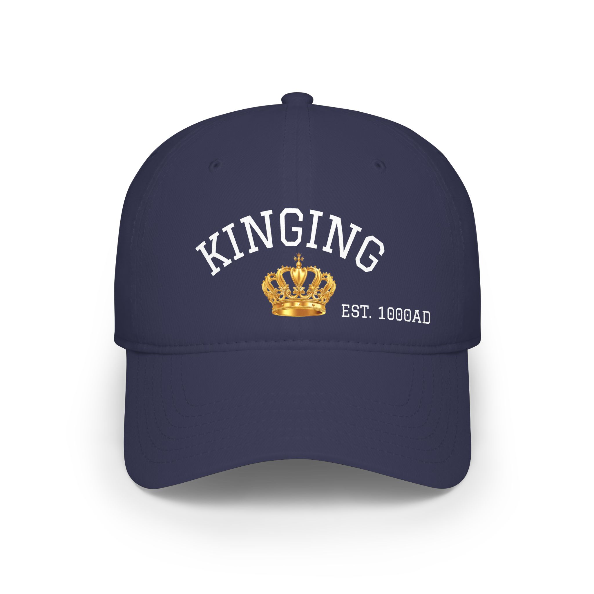 Custom 'Kinging' Low-Profile Baseball Cap – Cotton Twill Hat - Image 4