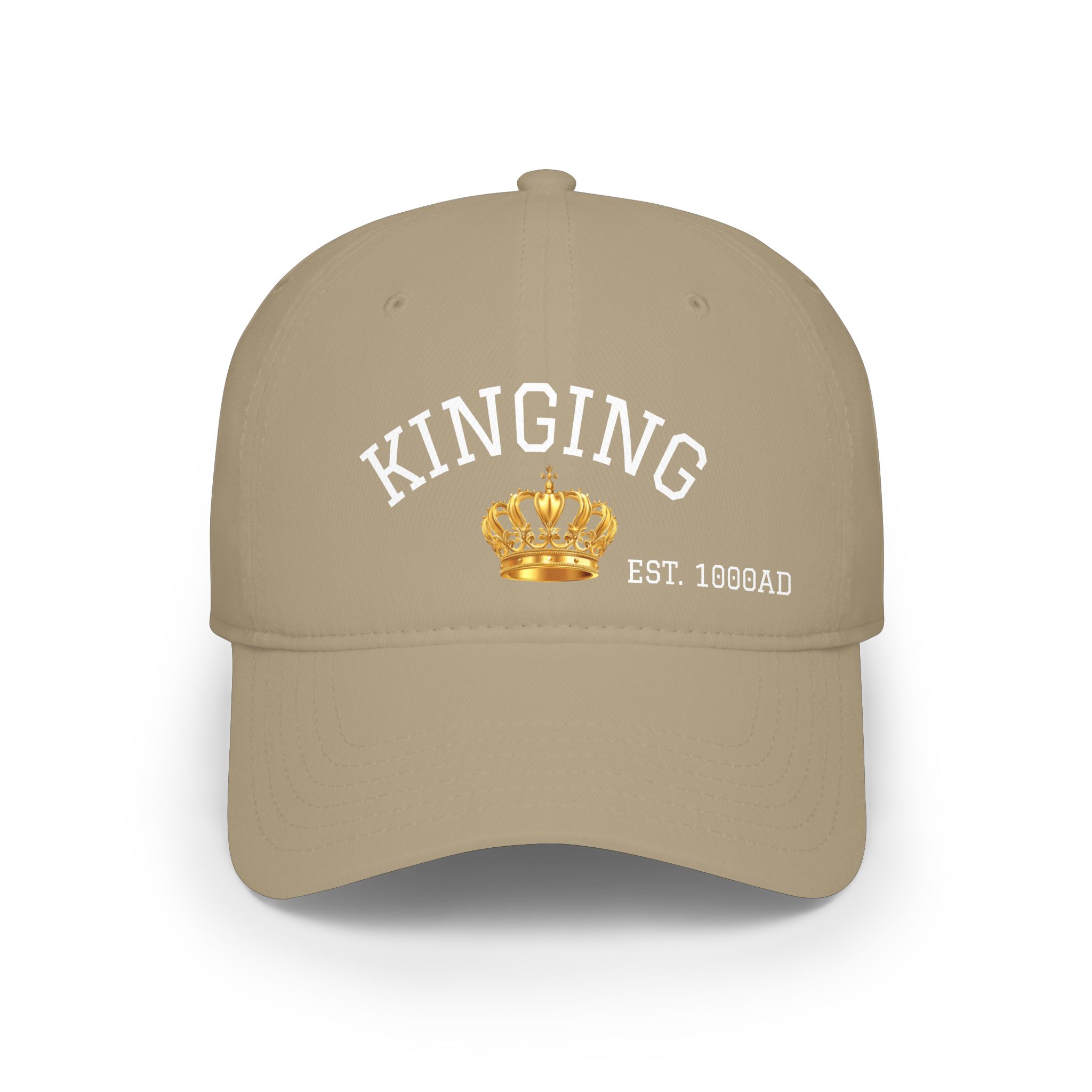 Custom 'Kinging' Low-Profile Baseball Cap – Cotton Twill Hat - Image 2